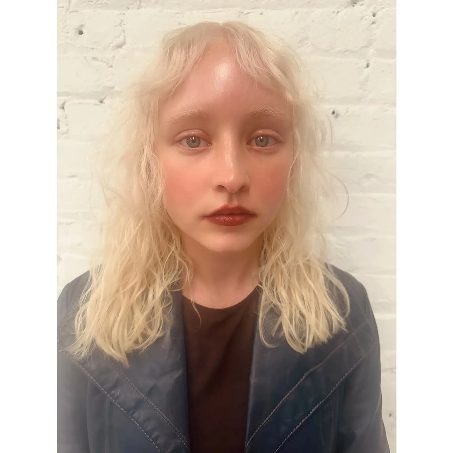 A medium-length shag with textured wavy layers. 1