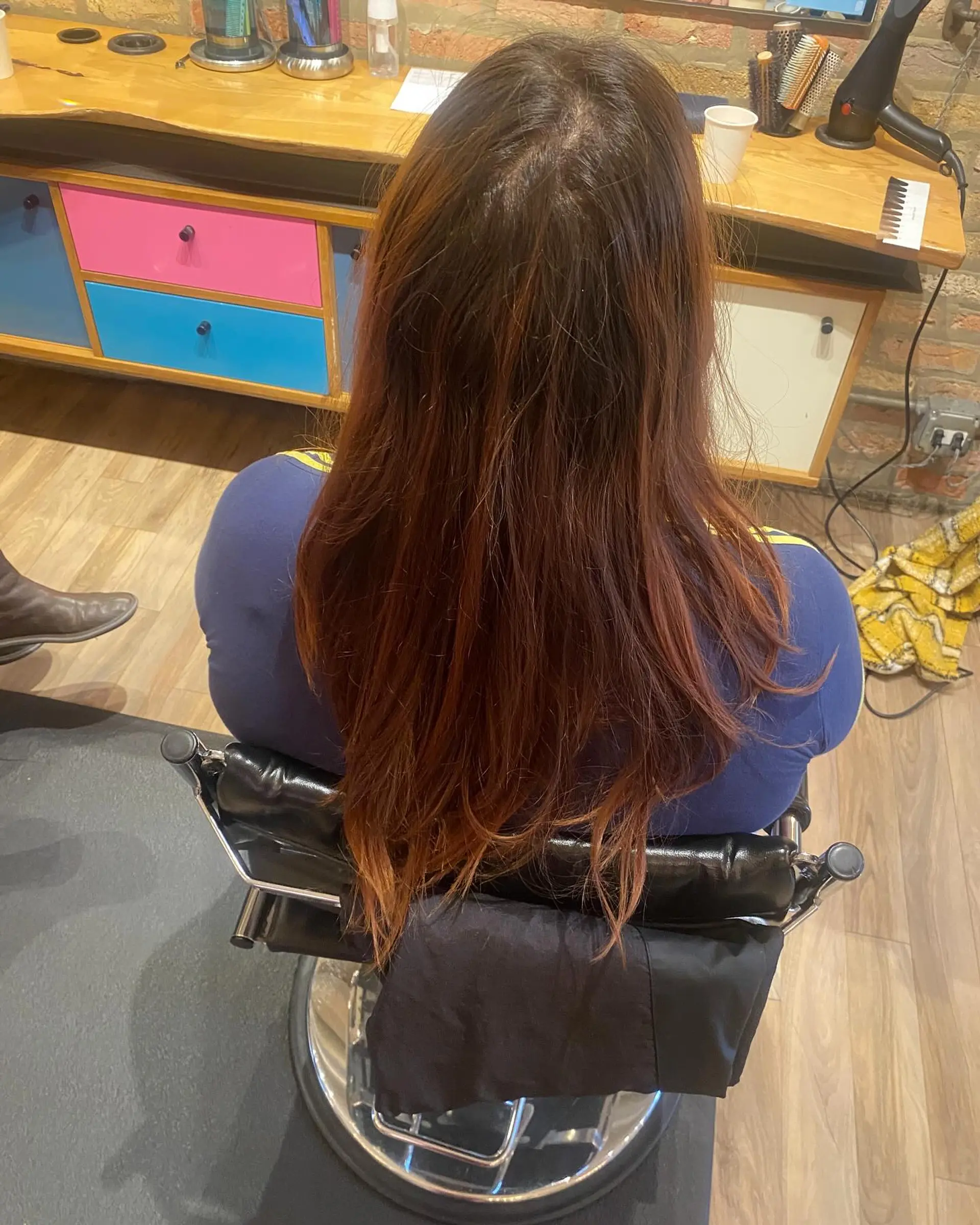 A layered bob with trendy curtain bangs and face-framing layers. 4