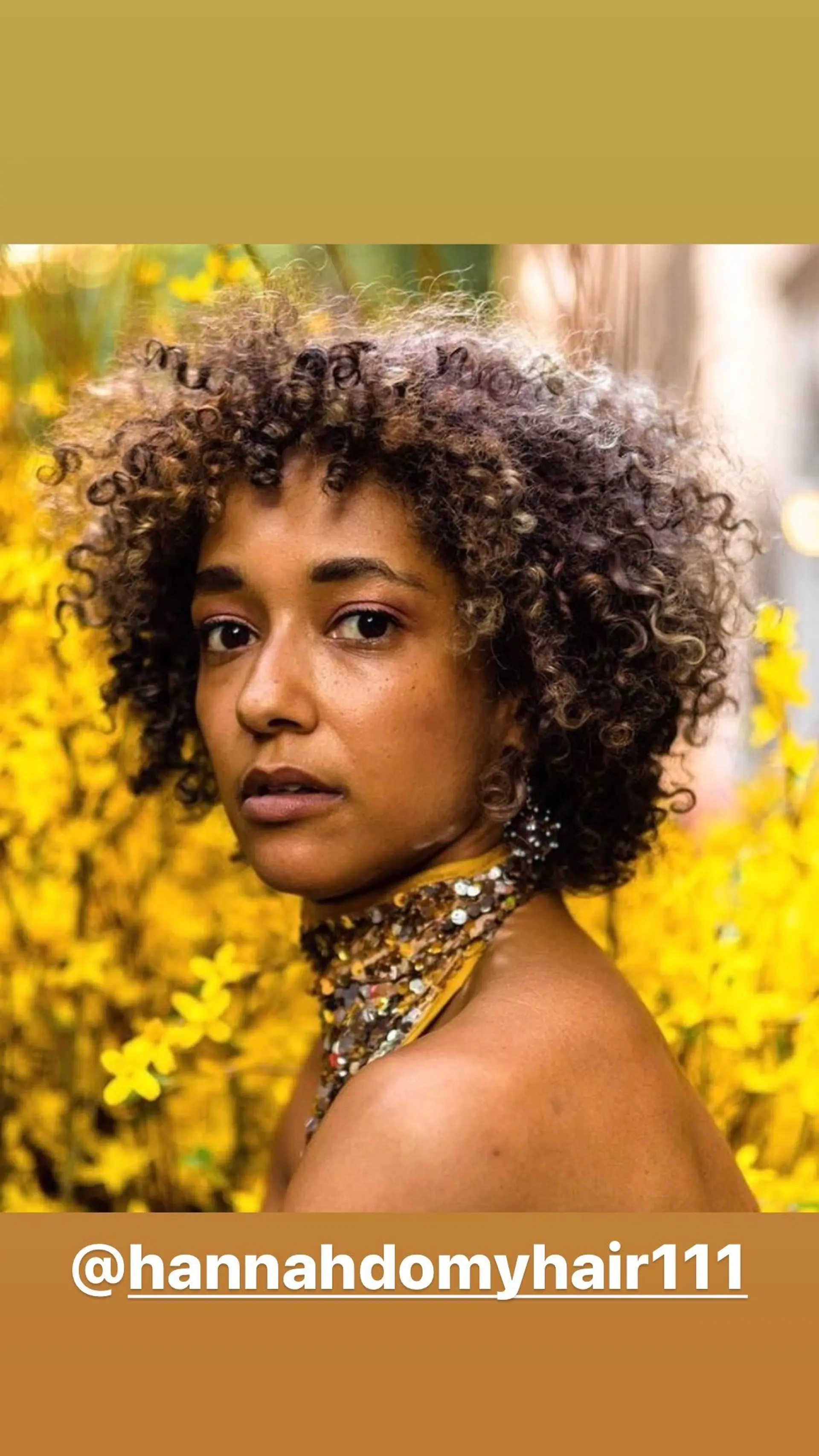 A short, textured bob with defined curls and subtle highlights. 1