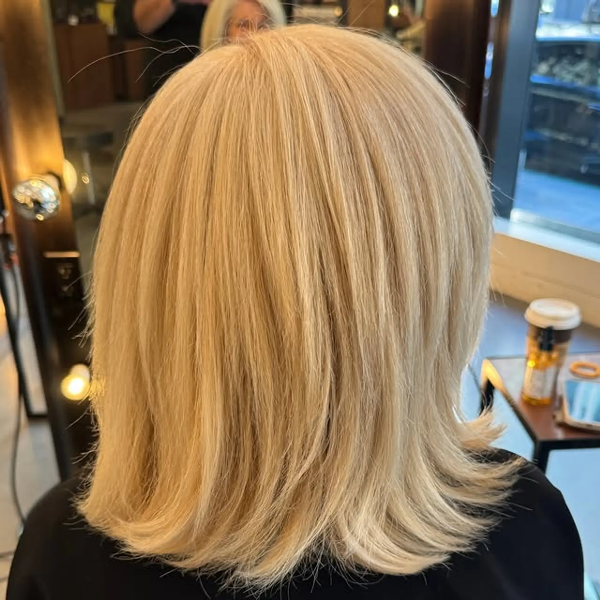 A medium-length bob with subtle layers. 1