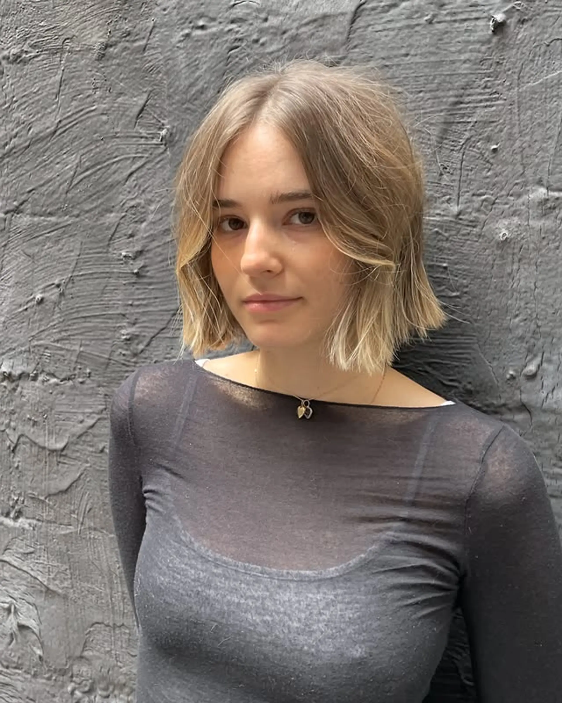 A shaggy bob with face-framing layers. 1