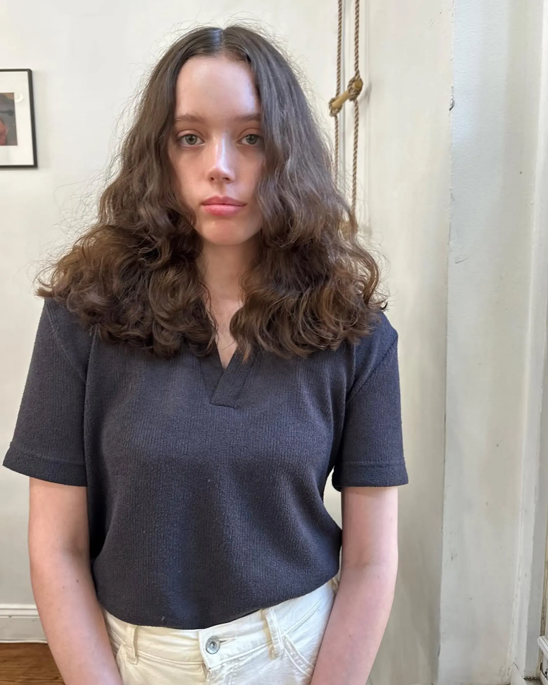 Loose, natural-looking beach waves. 1