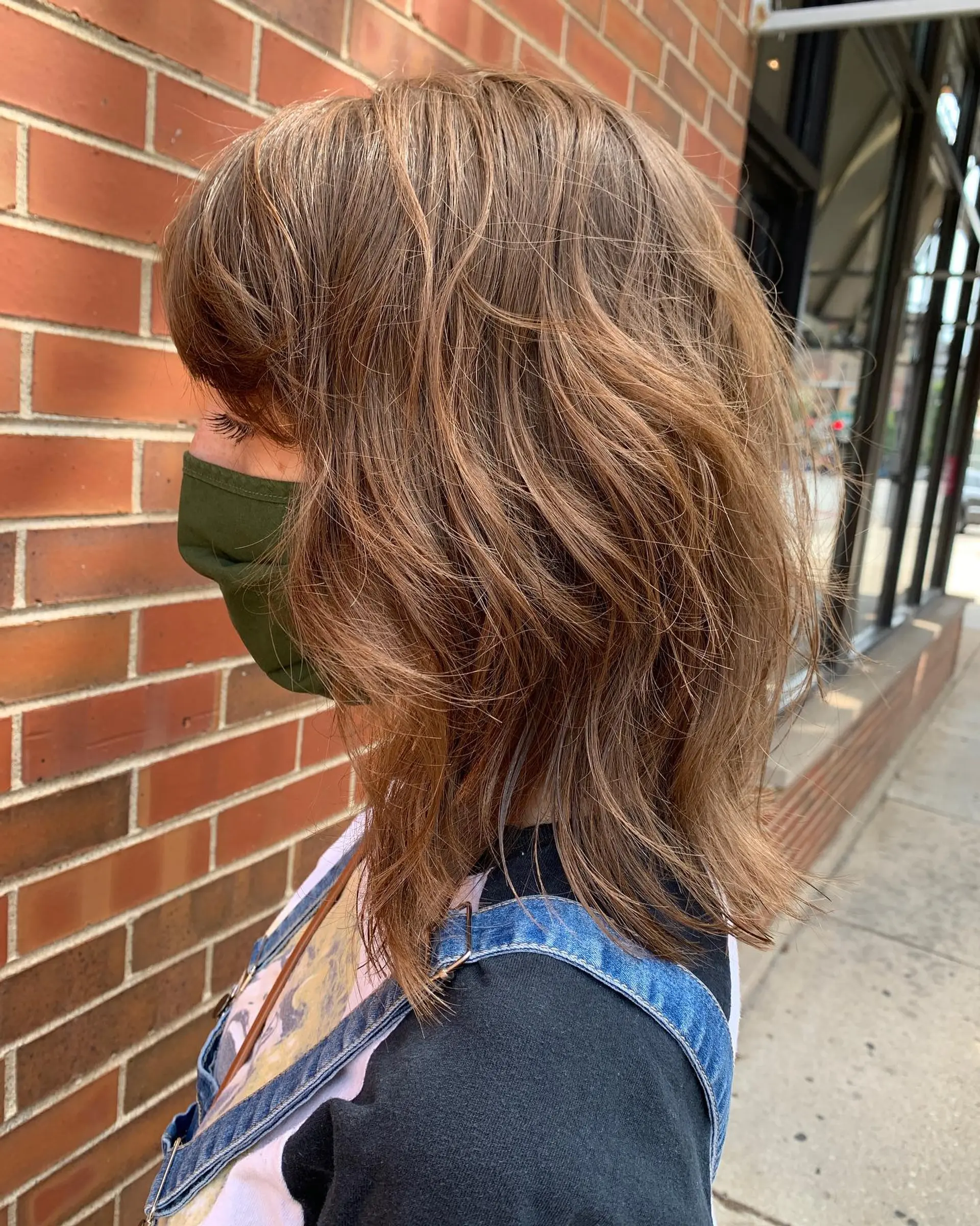 A medium-length shag with wispy bangs and lots of layers for texture. 1