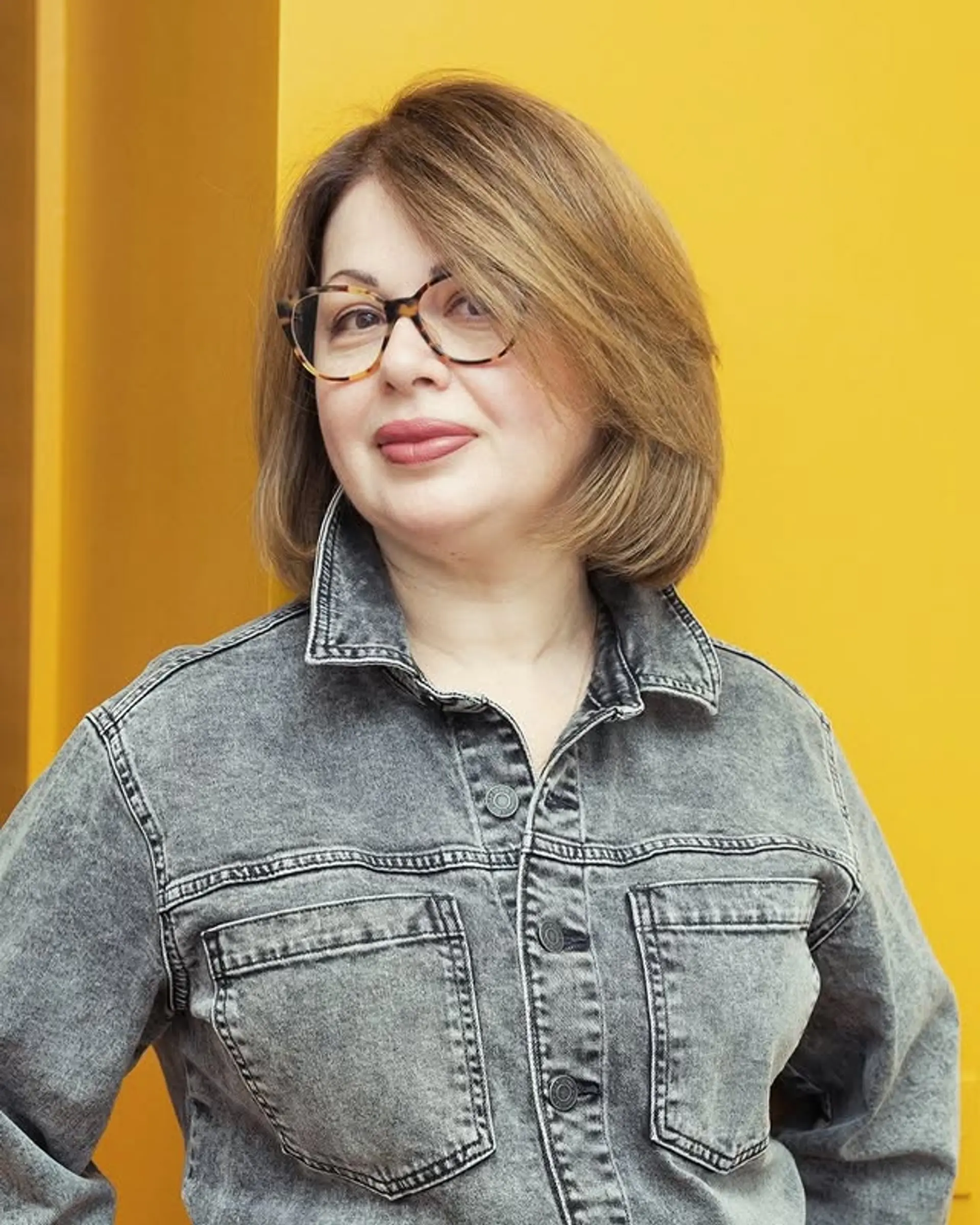 A layered bob with face-framing layers and textured ends. 1