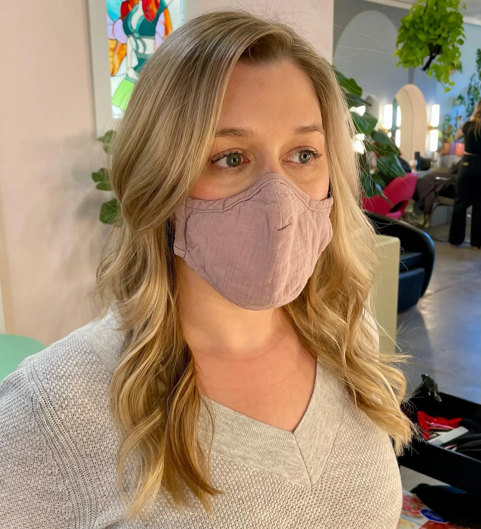 Soft, beachy waves with a balayage color. 1