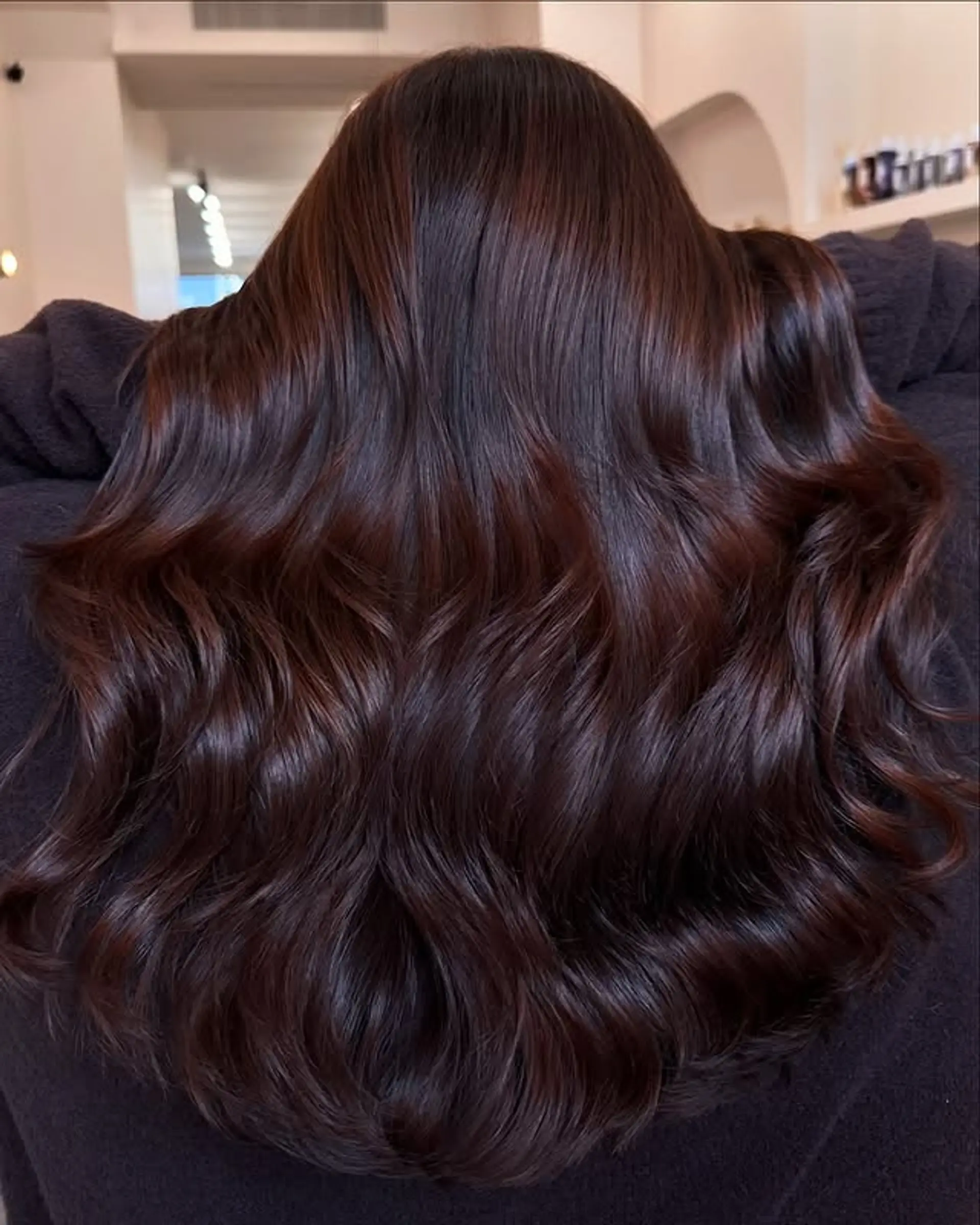 Long, glossy waves with dimensional color. 1