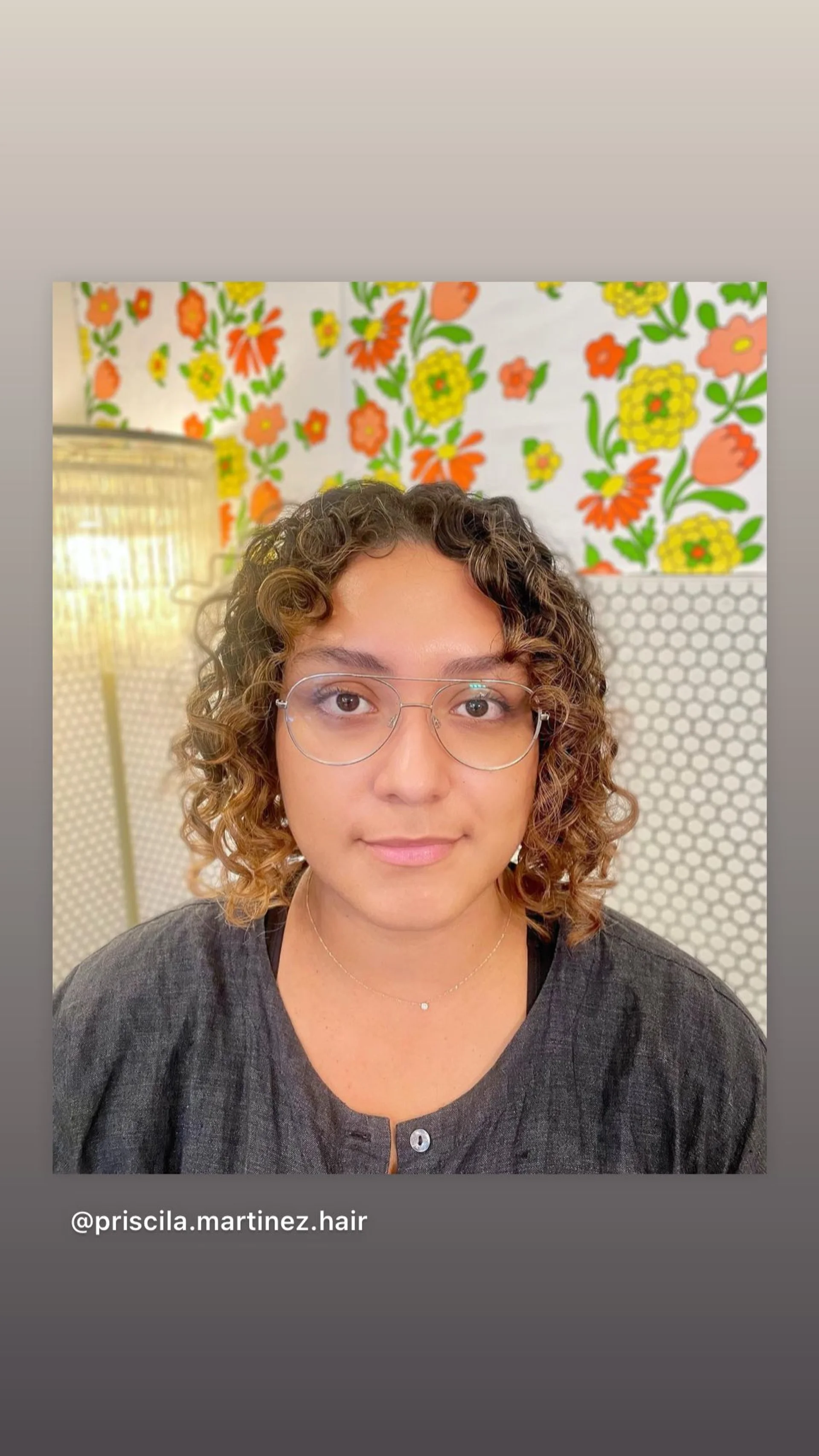 Curly Honey Blonde Bob with defined curls and beautiful shape - Preview 1