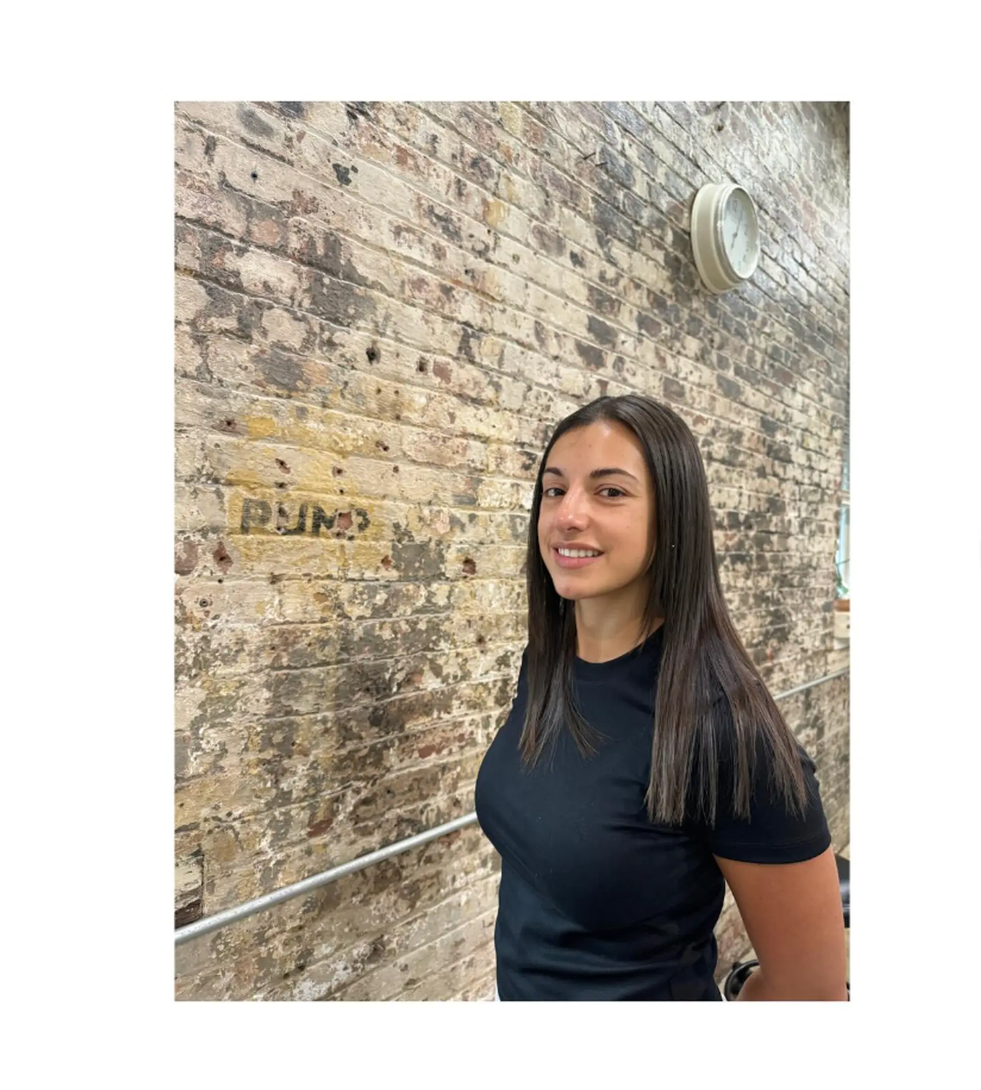 Long, straight and sleek brunette hairstyle with long layers. 1