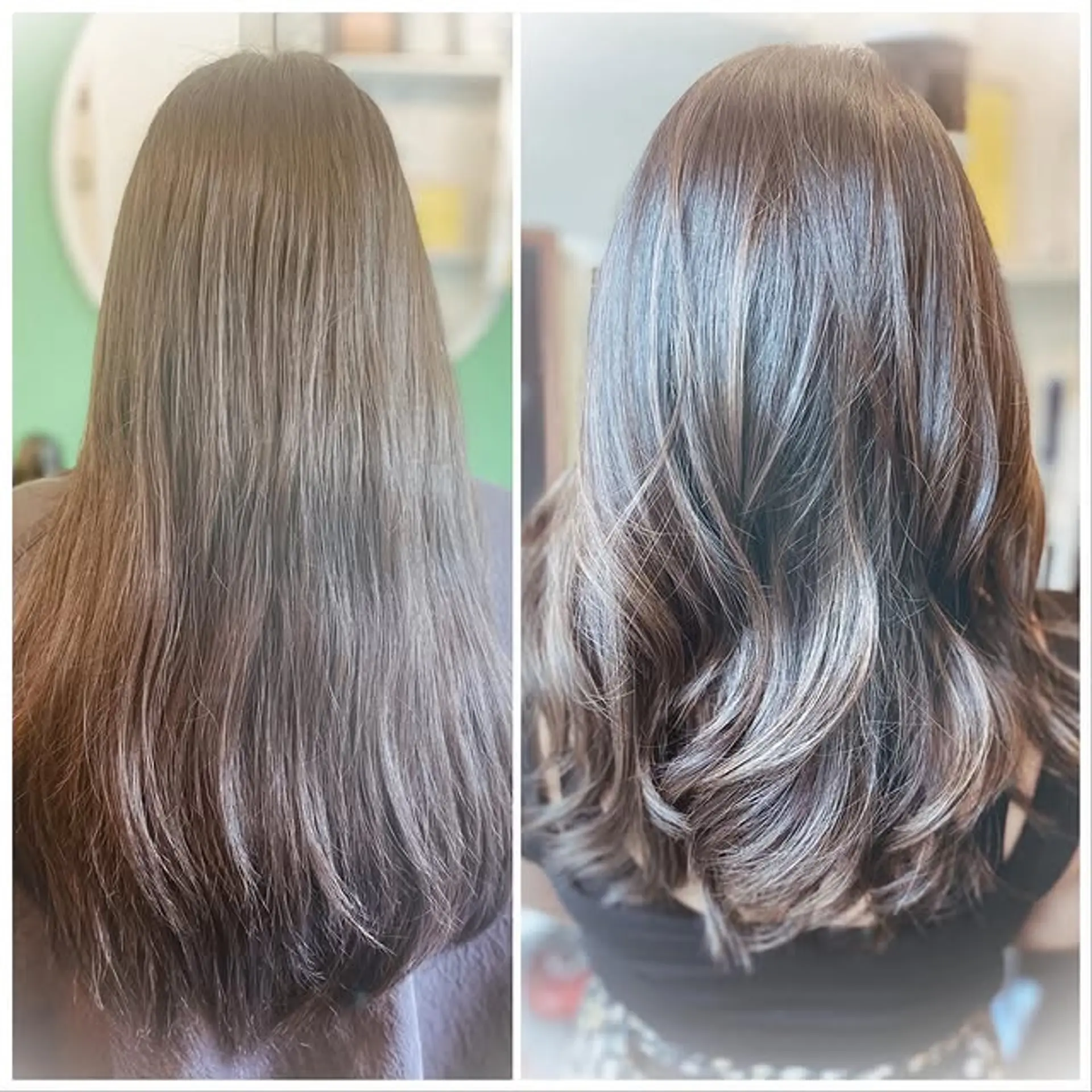 A trendy bronde balayage with soft waves and subtle layers. 1