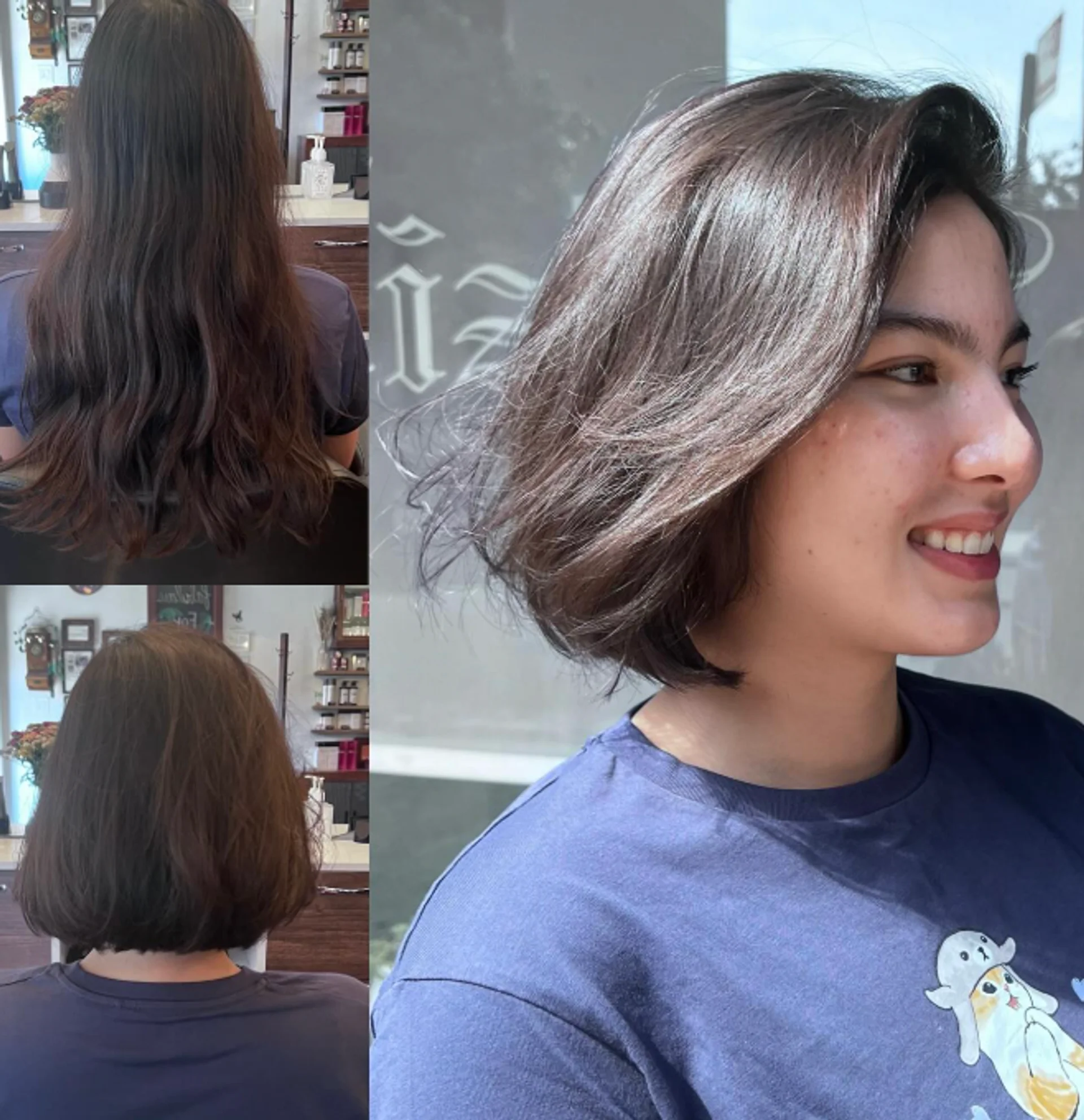 Wavy bob with defined volume perfect for fine hair - Preview 1