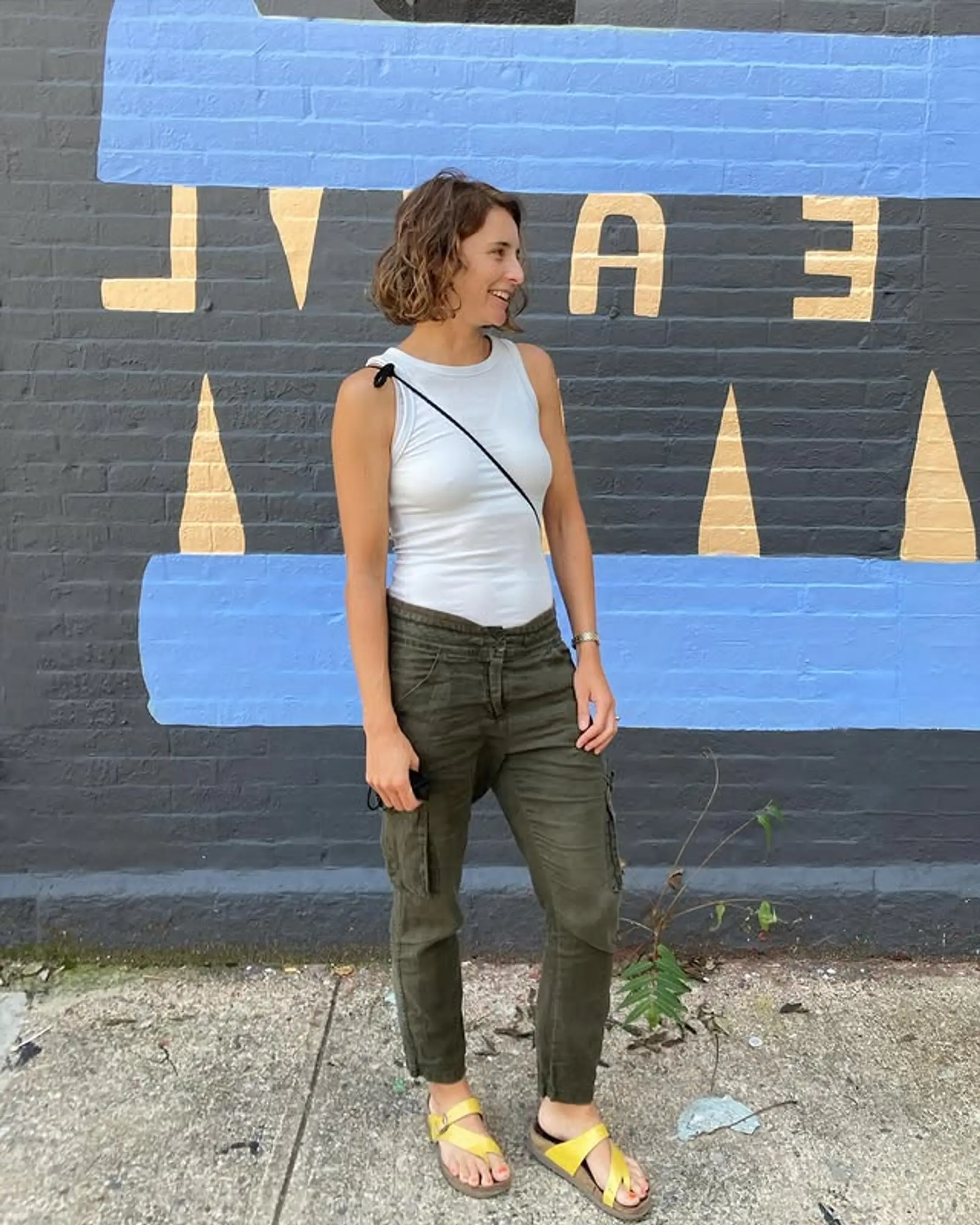 A short, wavy bob with textured layers. 1