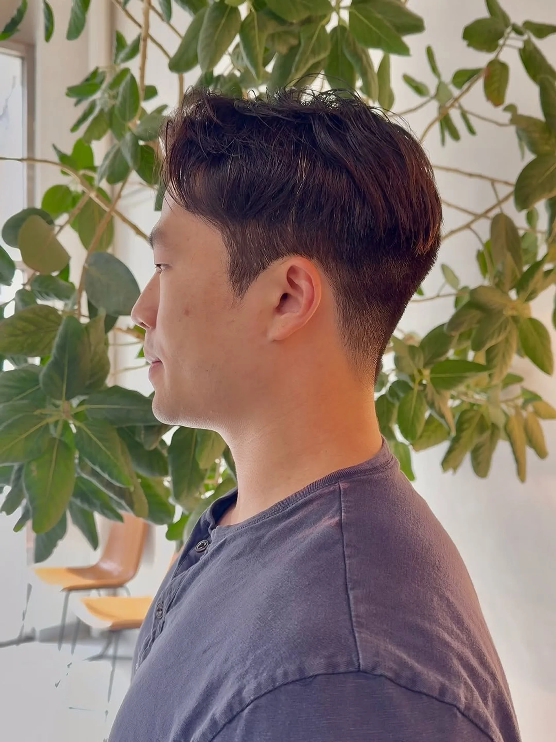 Modern textured two-block cut showcasing the shift away from tight skin fades - Preview 1