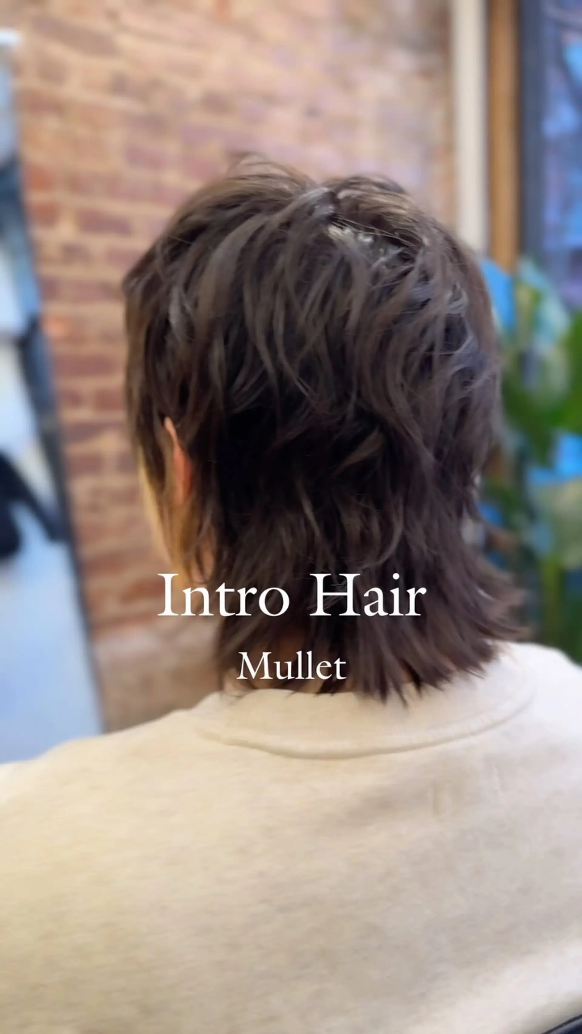 A modern shaggy mullet haircut featuring choppy layers and natural wave texture. 1