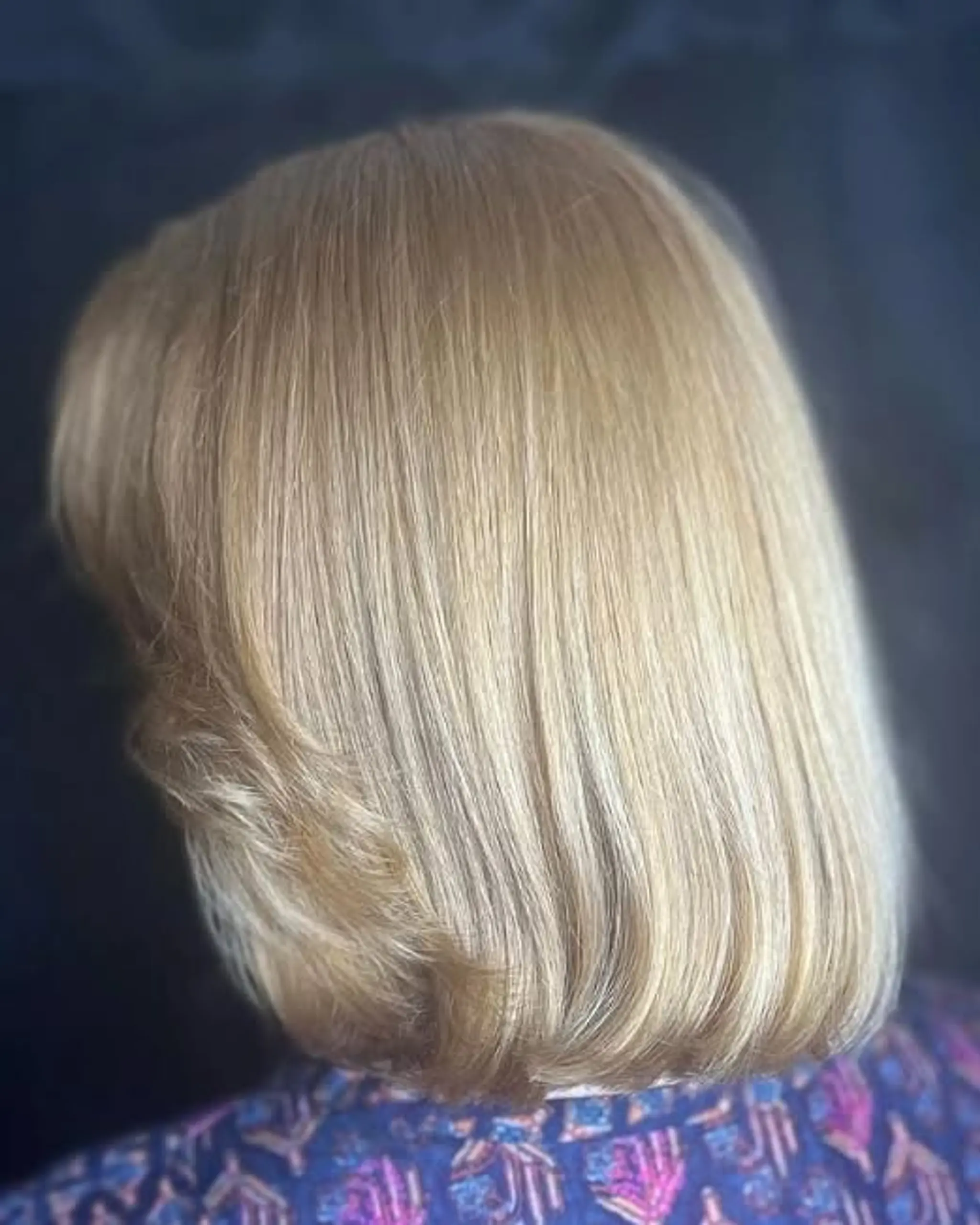 A classic bob with subtle layering.