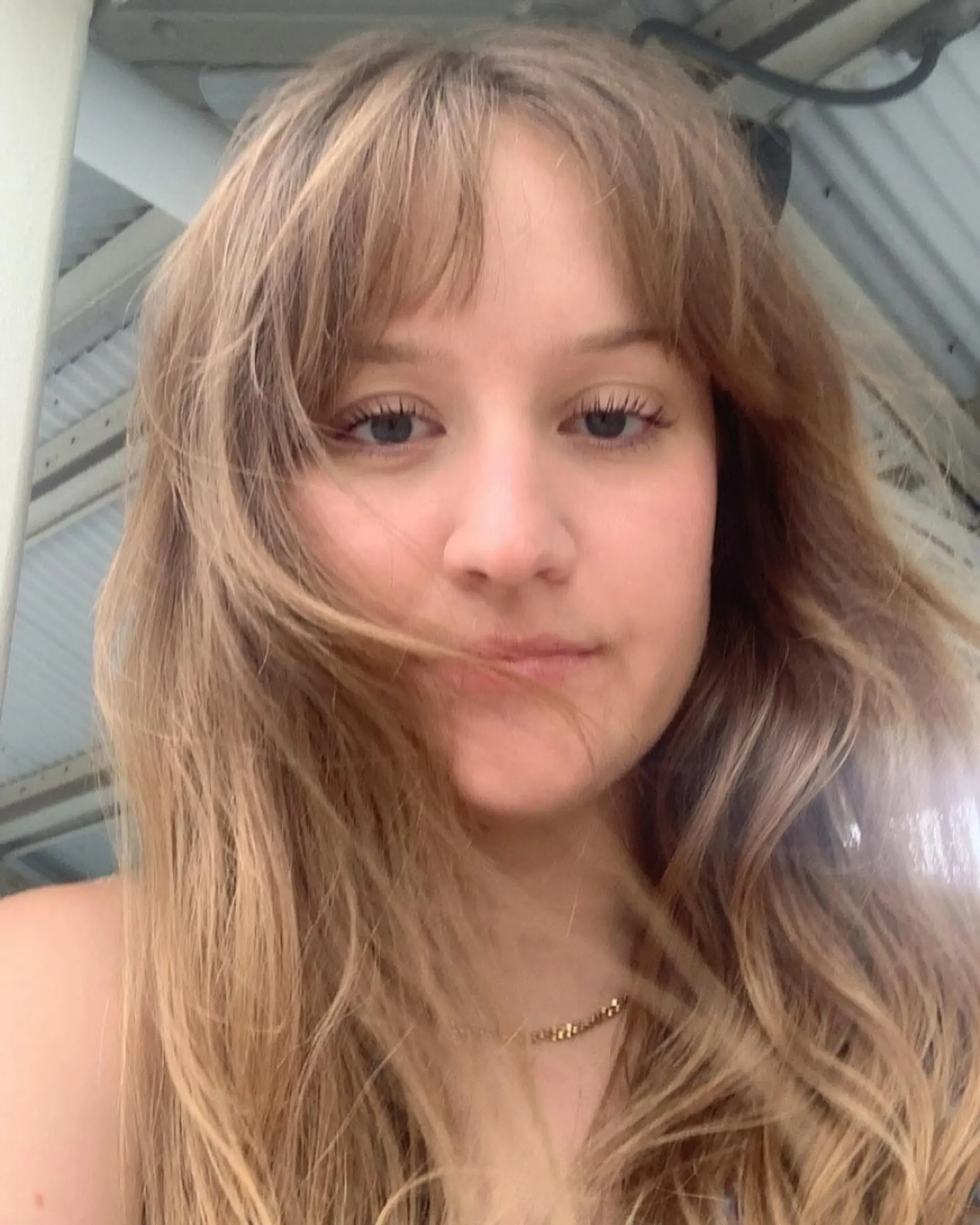 Long straight hair styled into two braids with face-framing bangs. 2