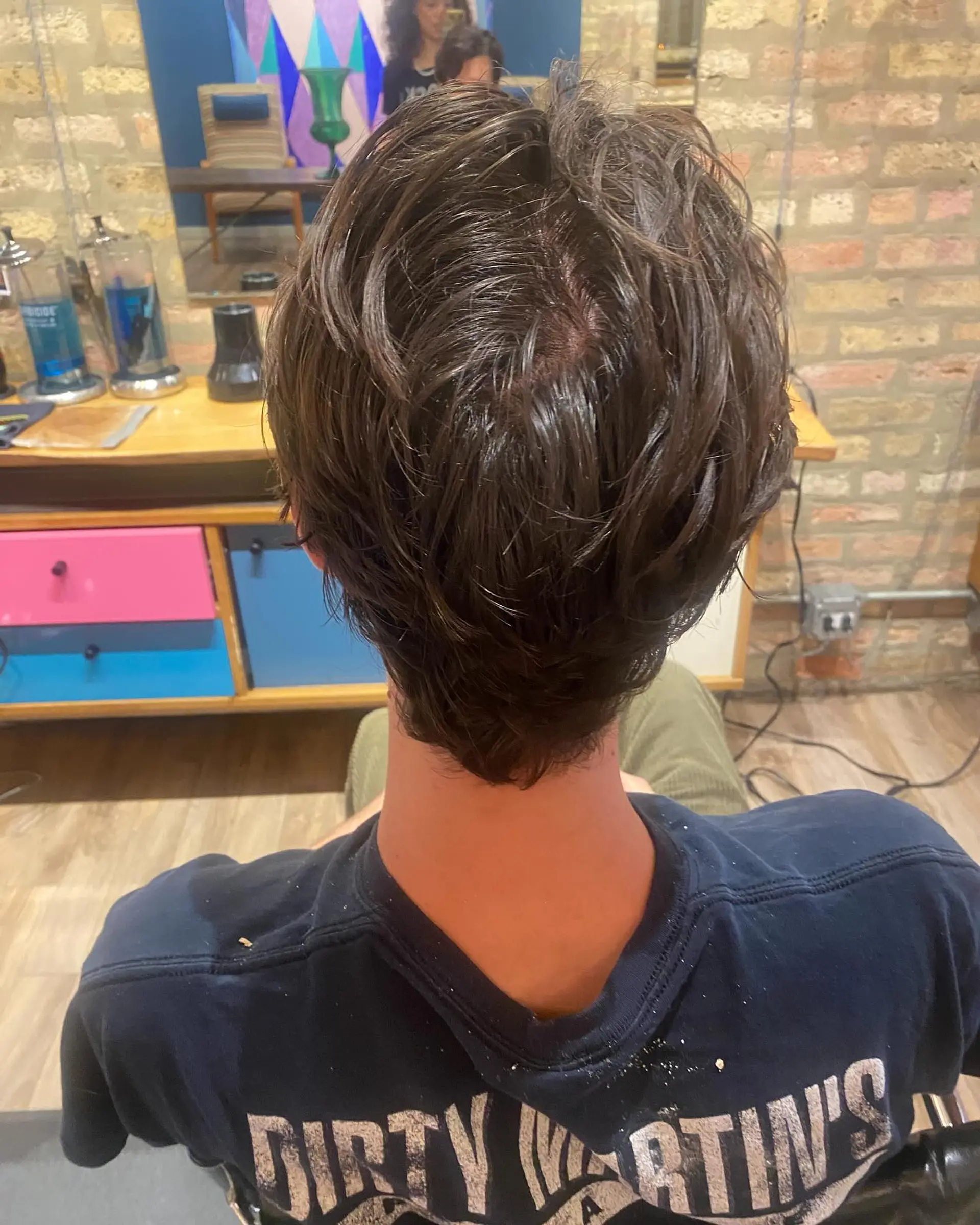 A textured, layered shag with a modern twist. 2