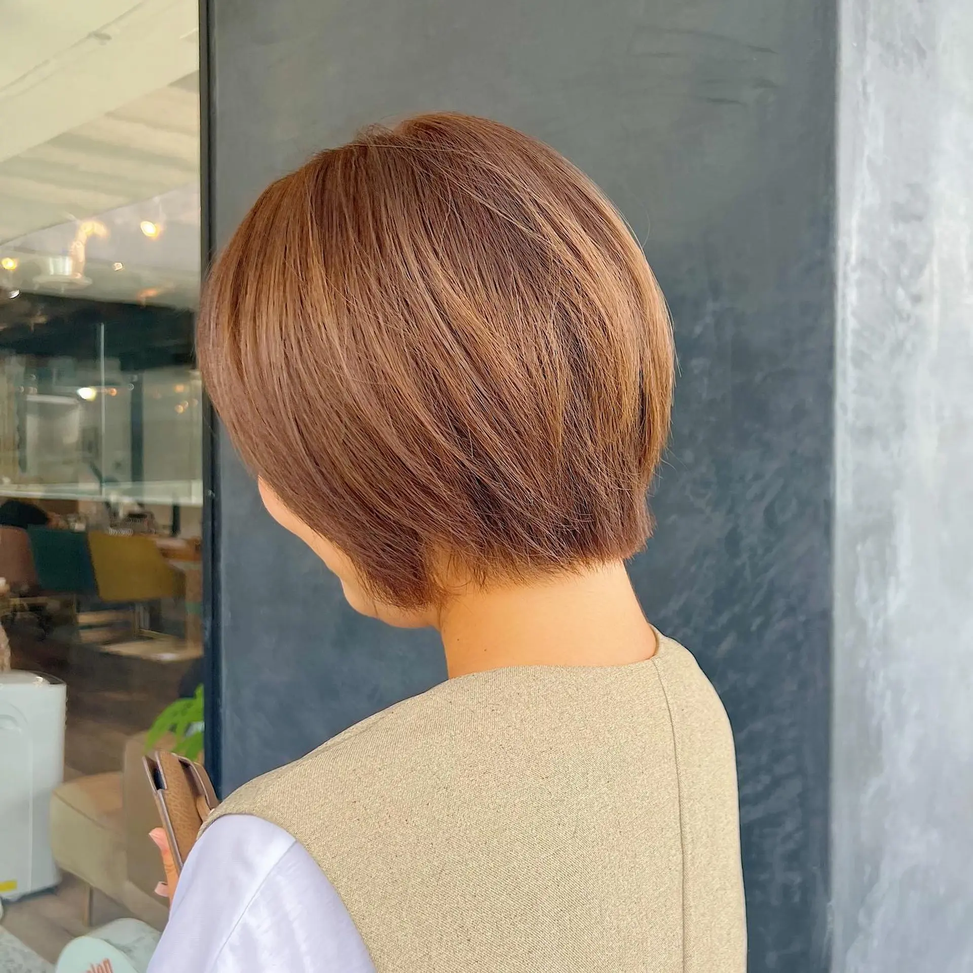 A modern take on the classic bob haircut. 1