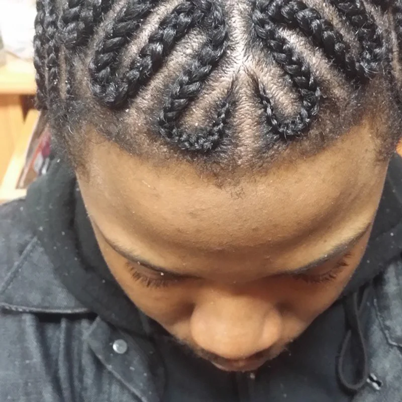 Braided Rows Hairstyle | Beautiful Image Hair Studio | Brooklyn, New York