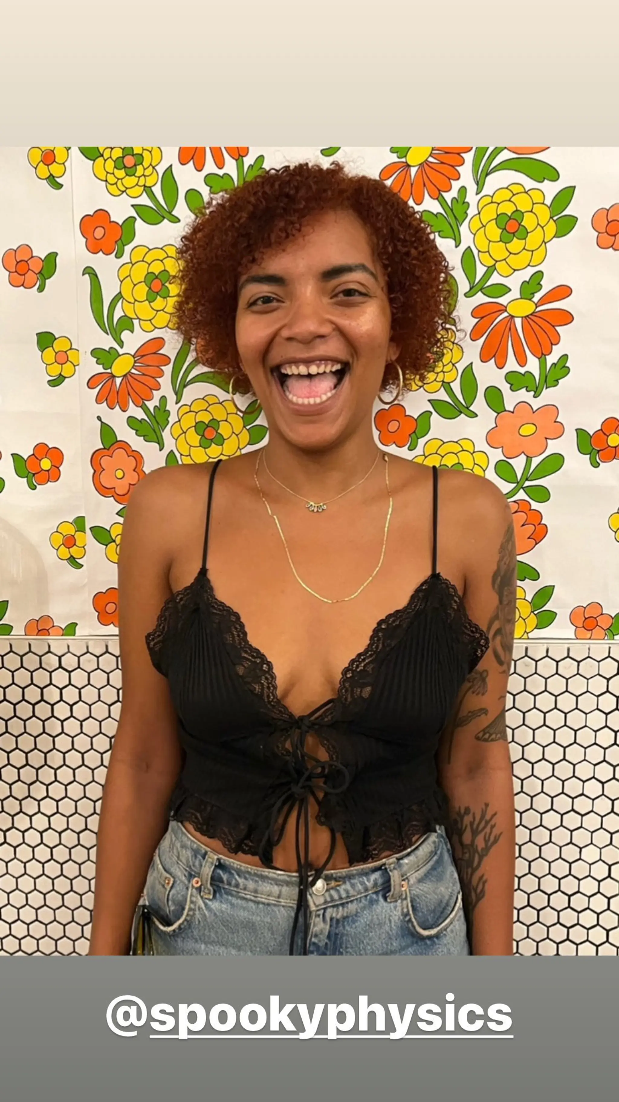 A short, curly bob that emphasizes natural curls and texture.