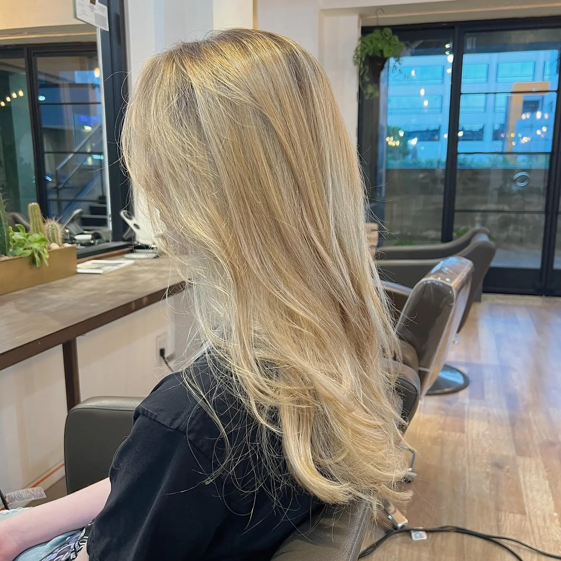 A long hairstyle with layers to add movement and dimension. 1