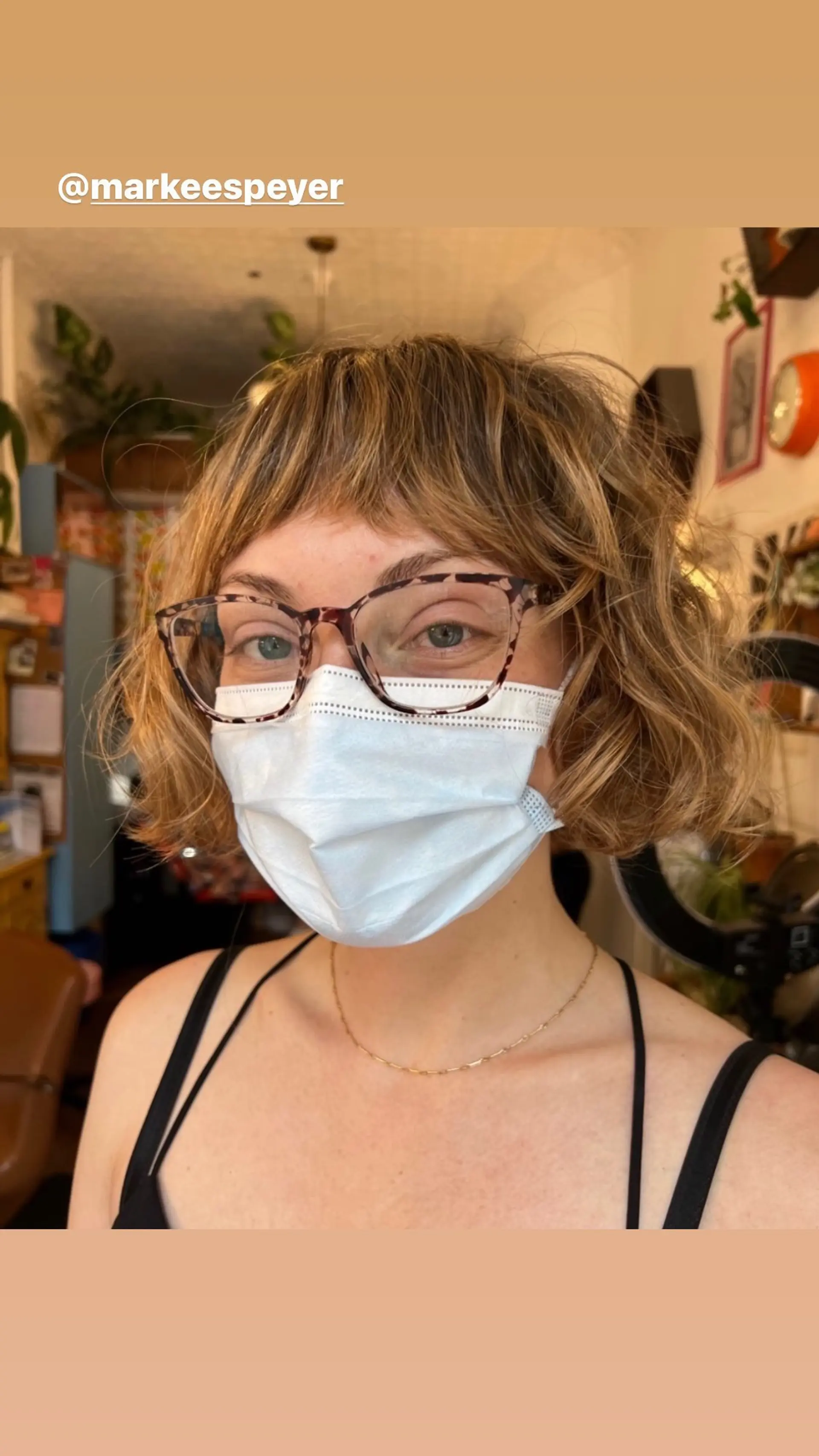 A shaggy, layered bob with micro bangs, creating a modern and textured look. 1