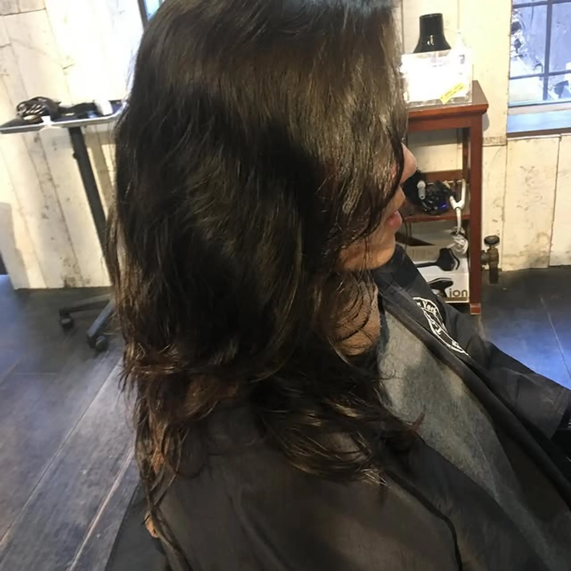 A wavy medium length style with layers 1