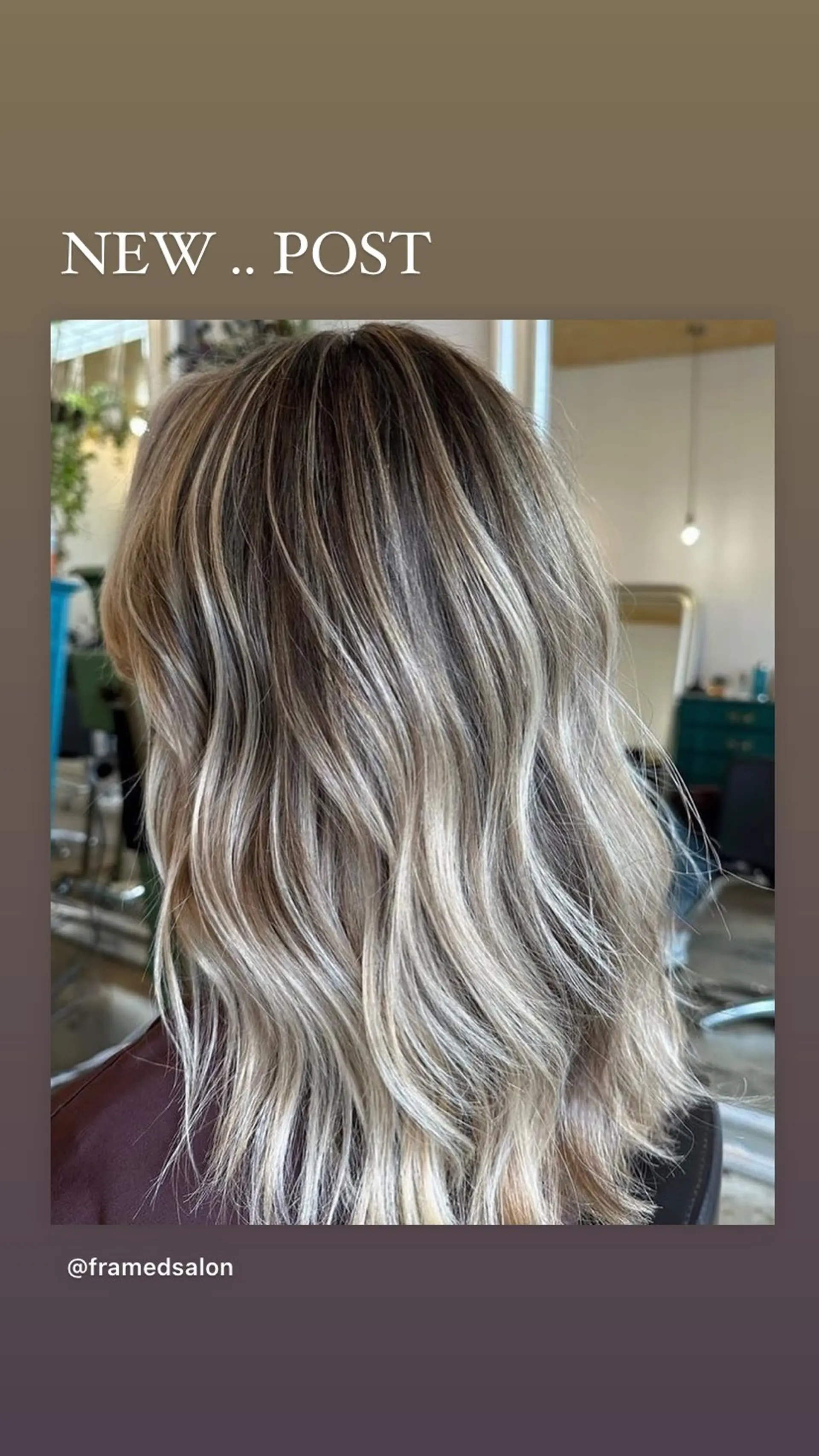 Medium length wavy hair with ash blonde balayage. 1