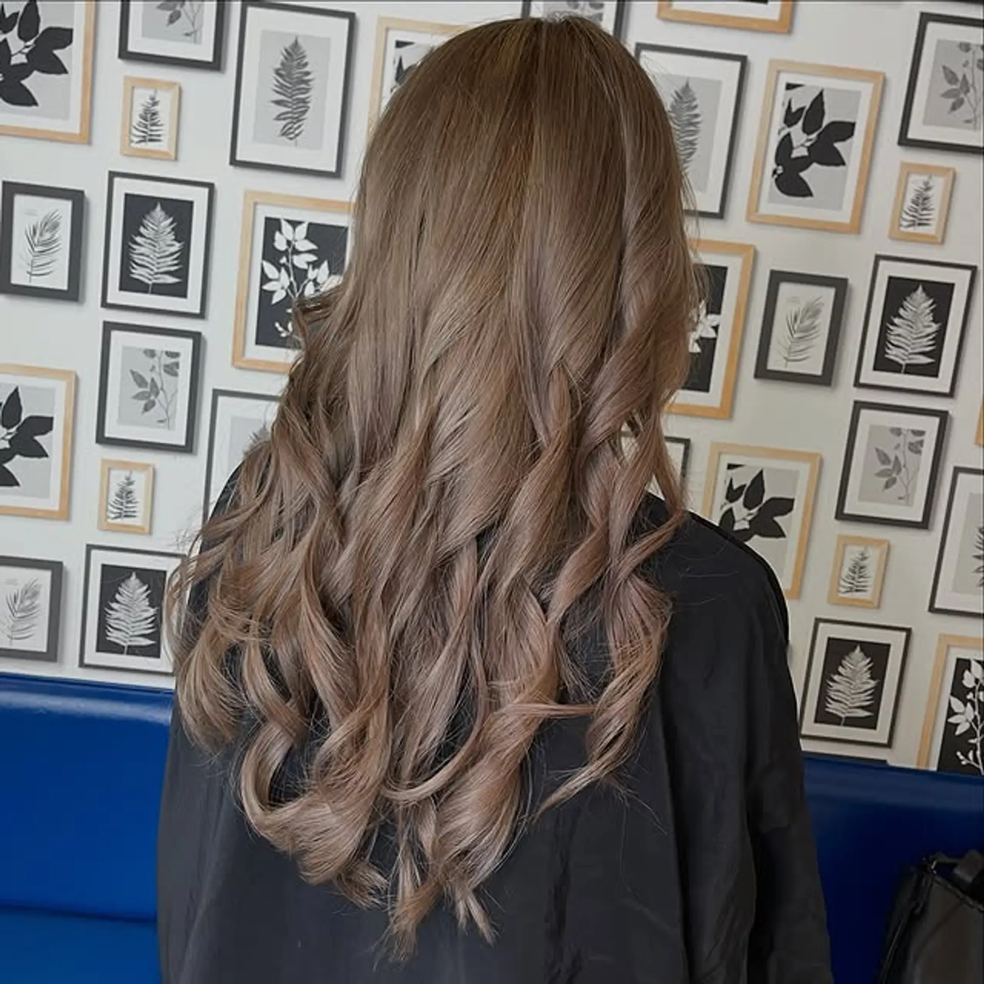 Long, romantic waves with a beautiful bronde balayage. 1