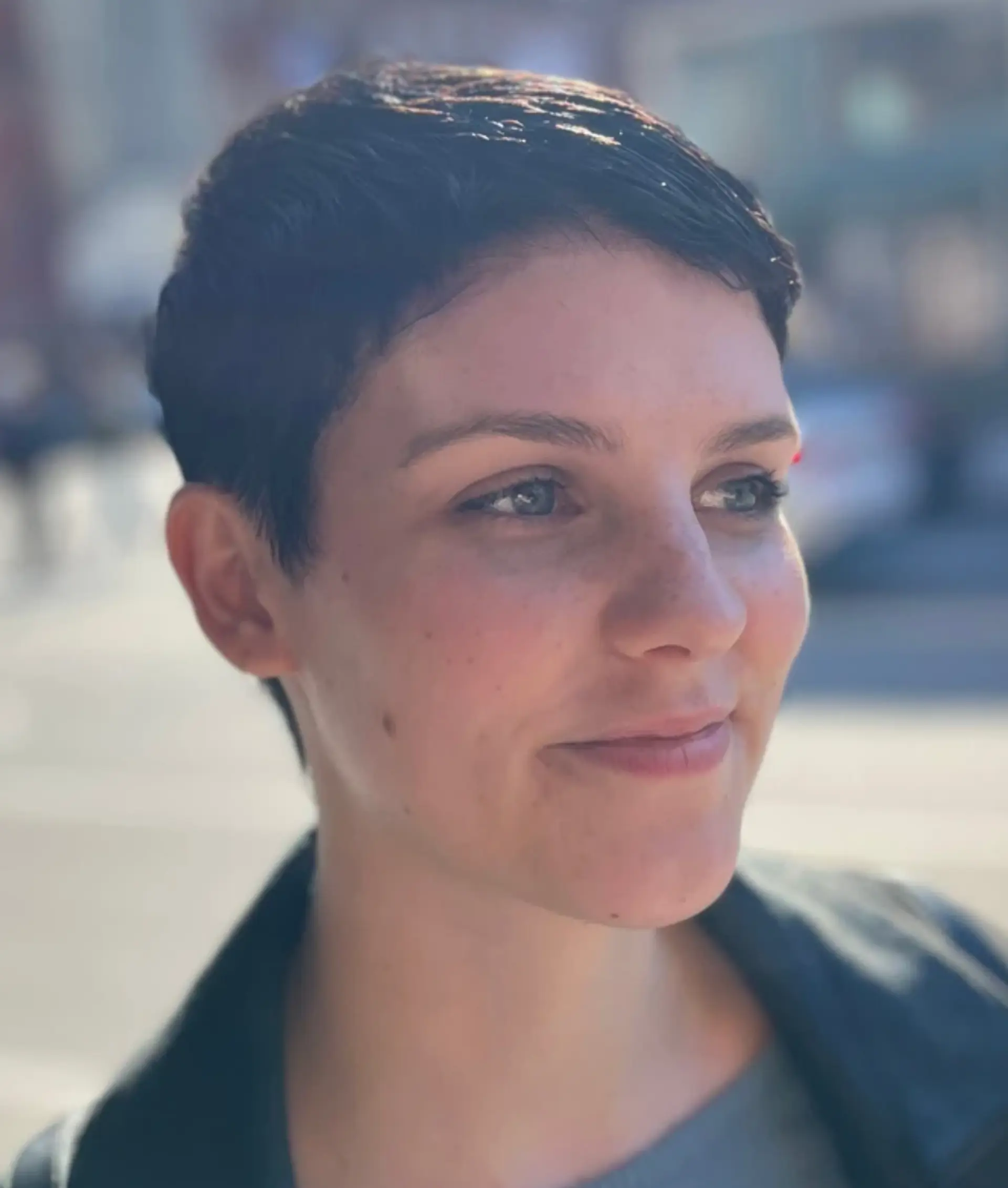 Sleek, very short pixie cut with a neat, sophisticated finish and well-defined shape. 1