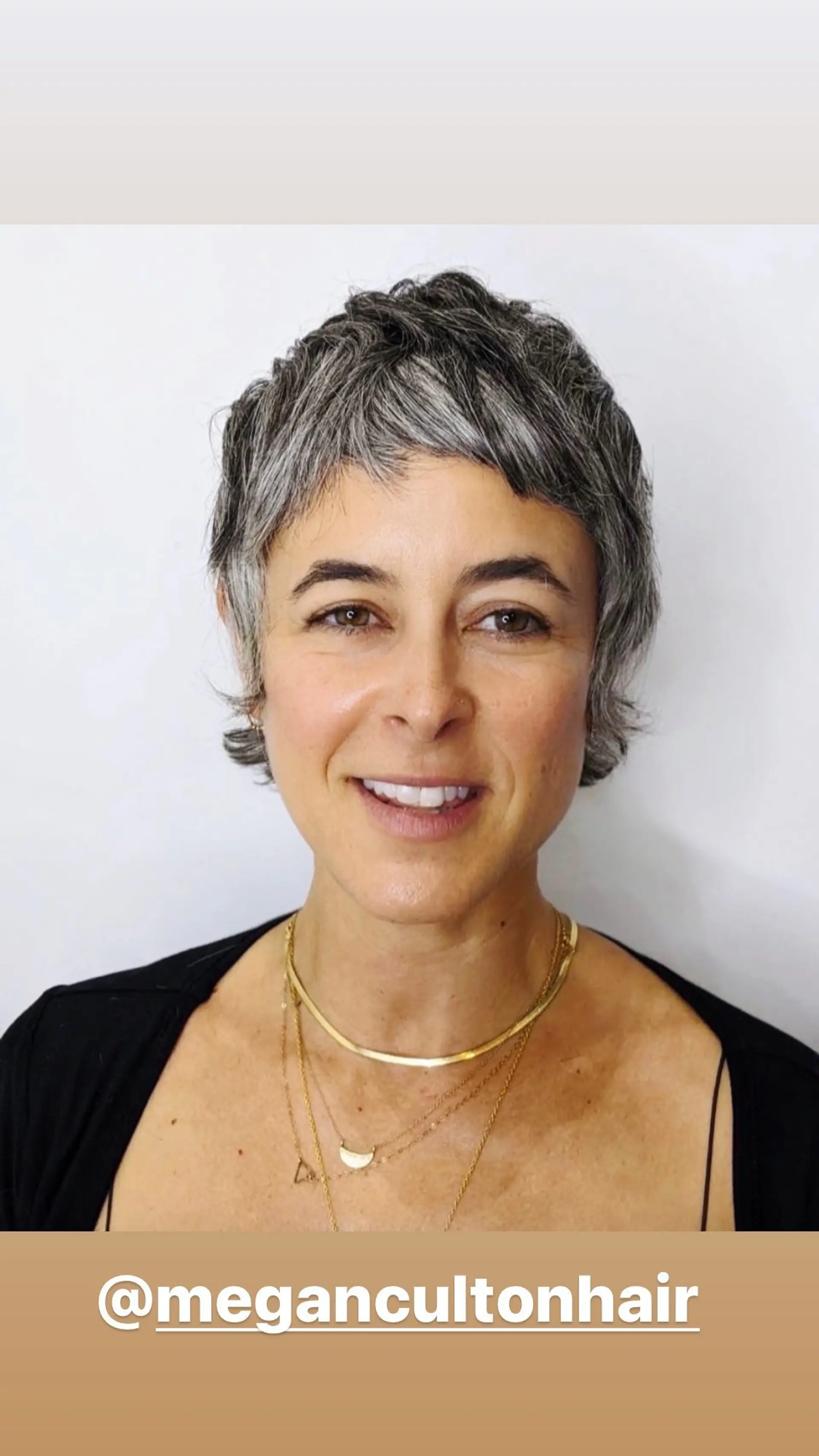 A textured pixie cut with soft, natural waves. 1