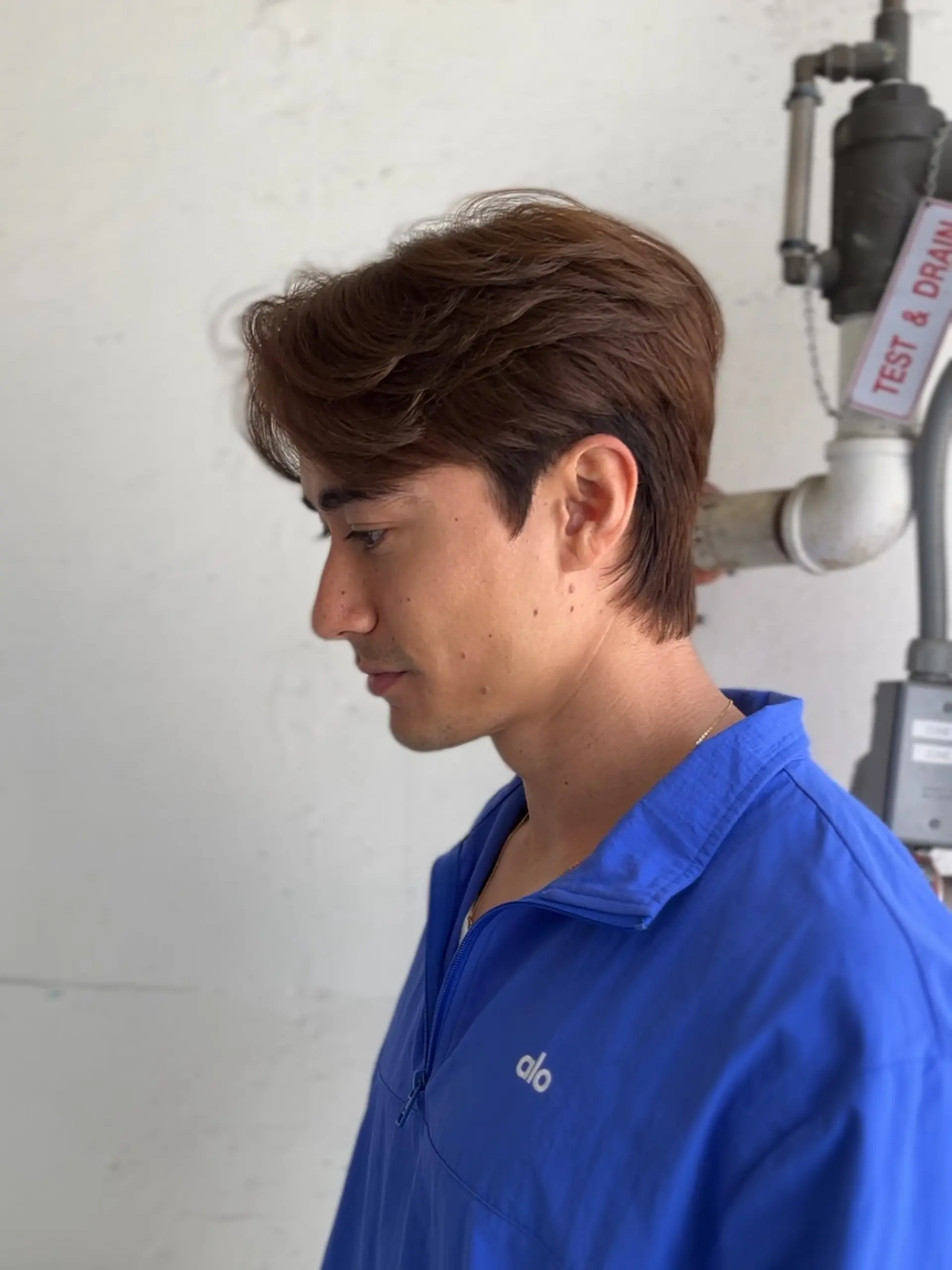 Soft layered crew cut. 1