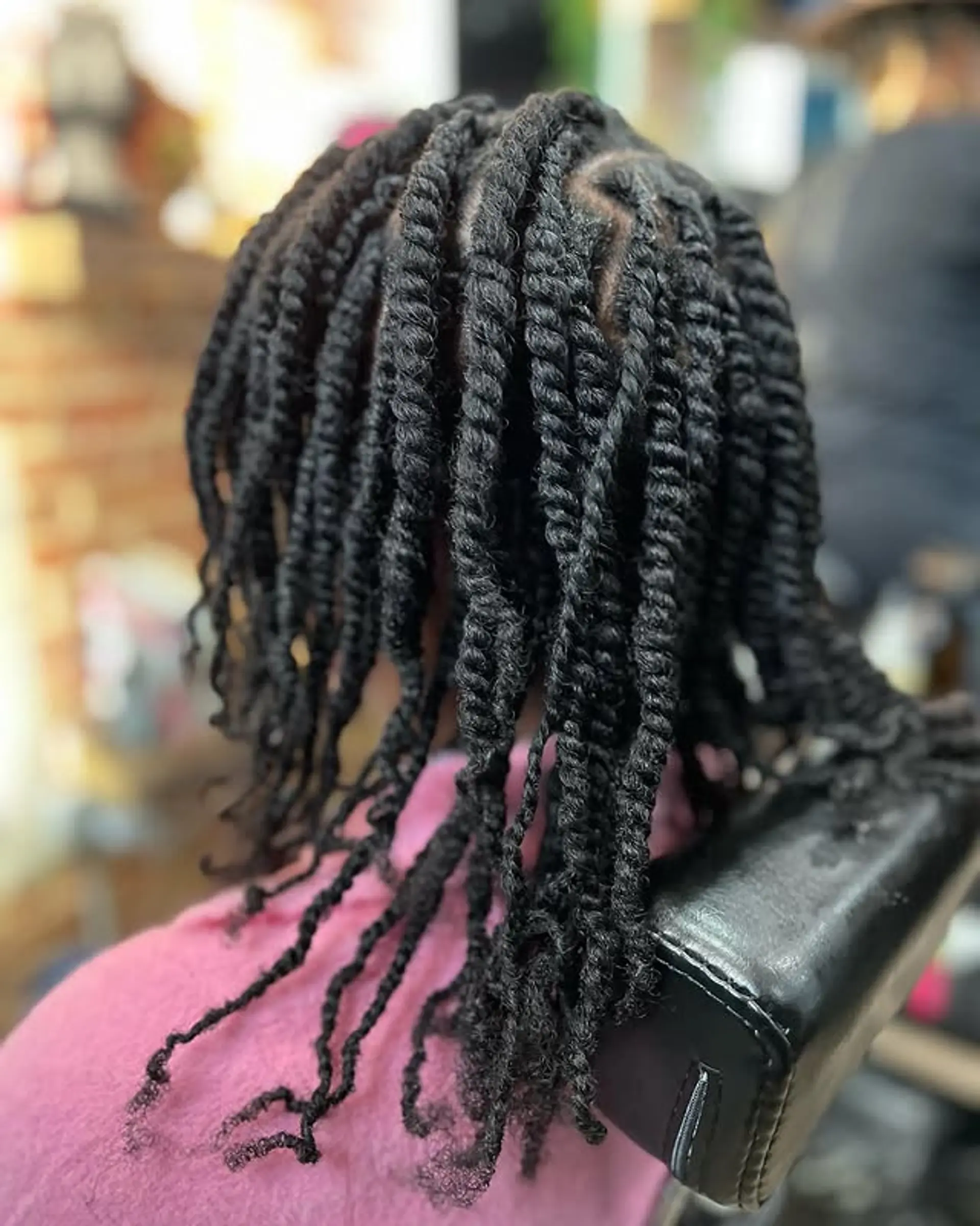 Two-strand twists with a defined, boho aesthetic. 1