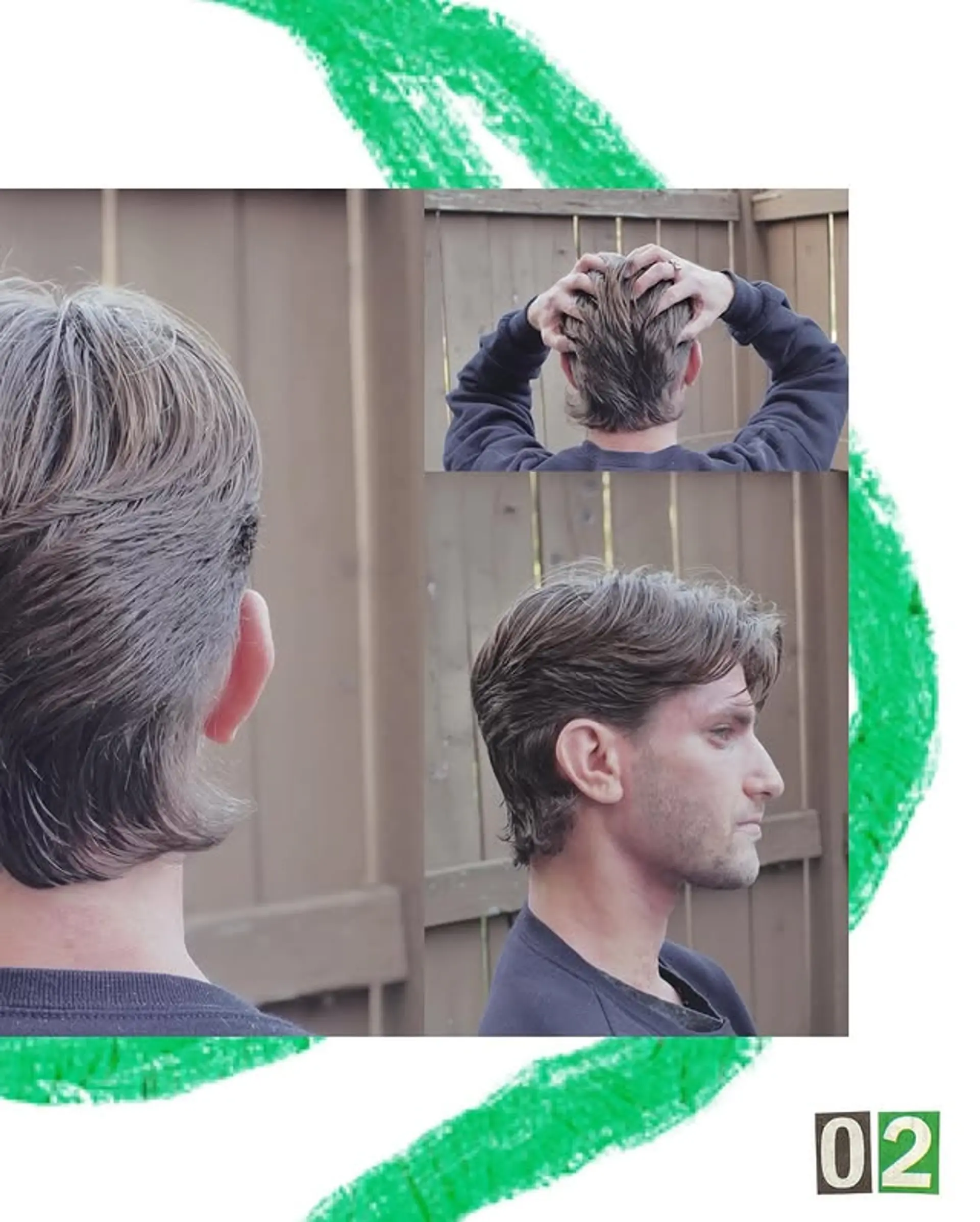 A modern take on the classic shag, featuring textured layers to enhance natural waves. 1