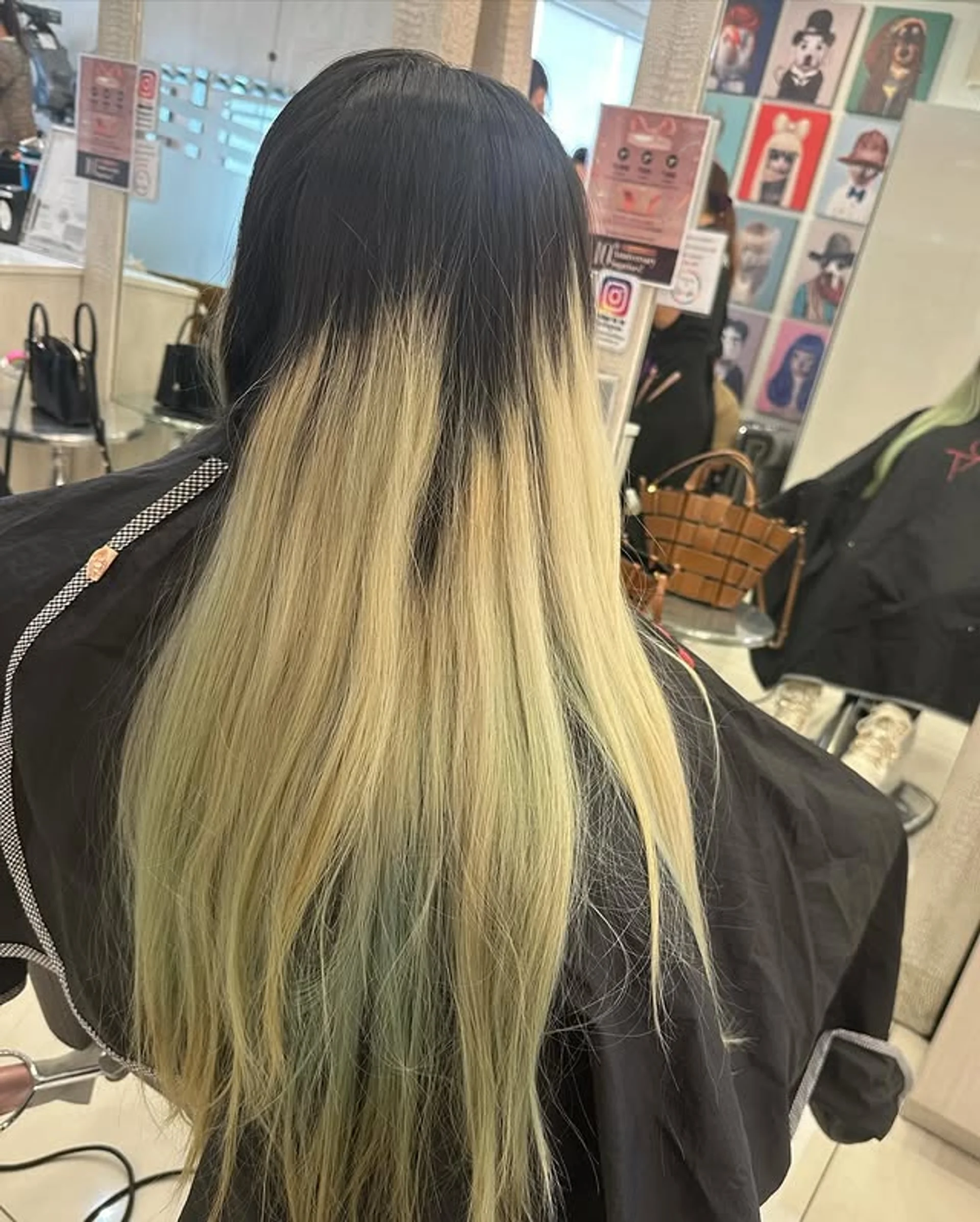 Long layered bronde hairstyle showcasing face-framing layers and seamless color transition - Preview 1