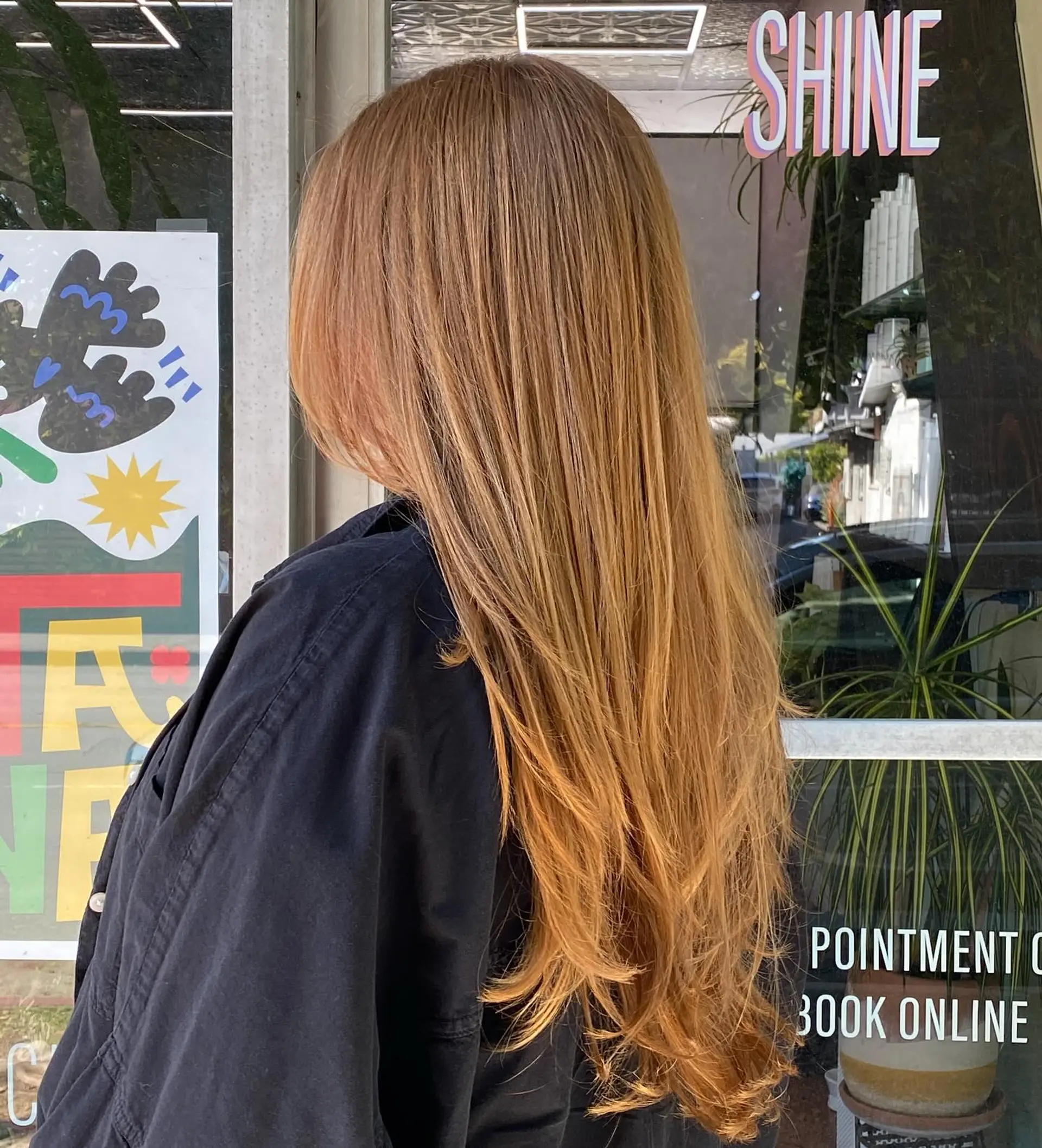 Extra-long hair cut with soft, flowing layers that add movement while maintaining maximum length. 1