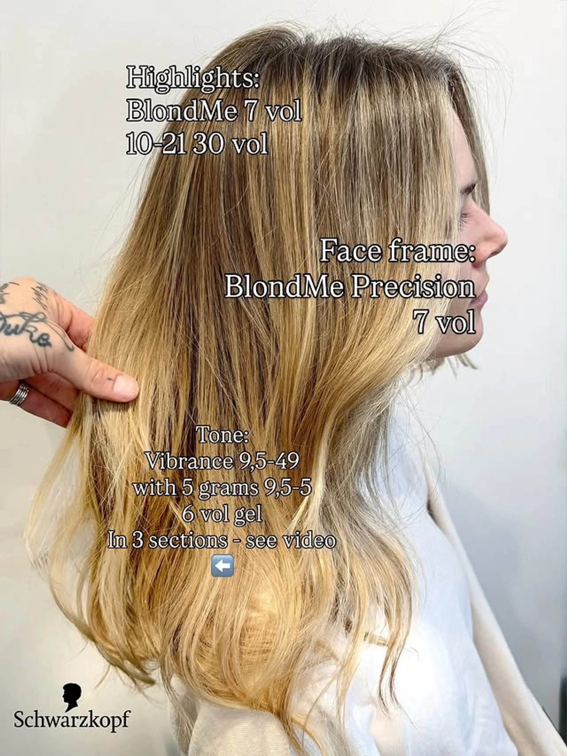 Bronde Balayage with strategically placed face-framing highlights. 1