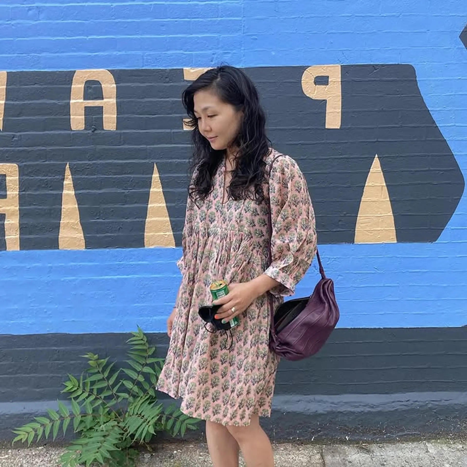 A wavy lob with natural waves and a casual, chic vibe. 1