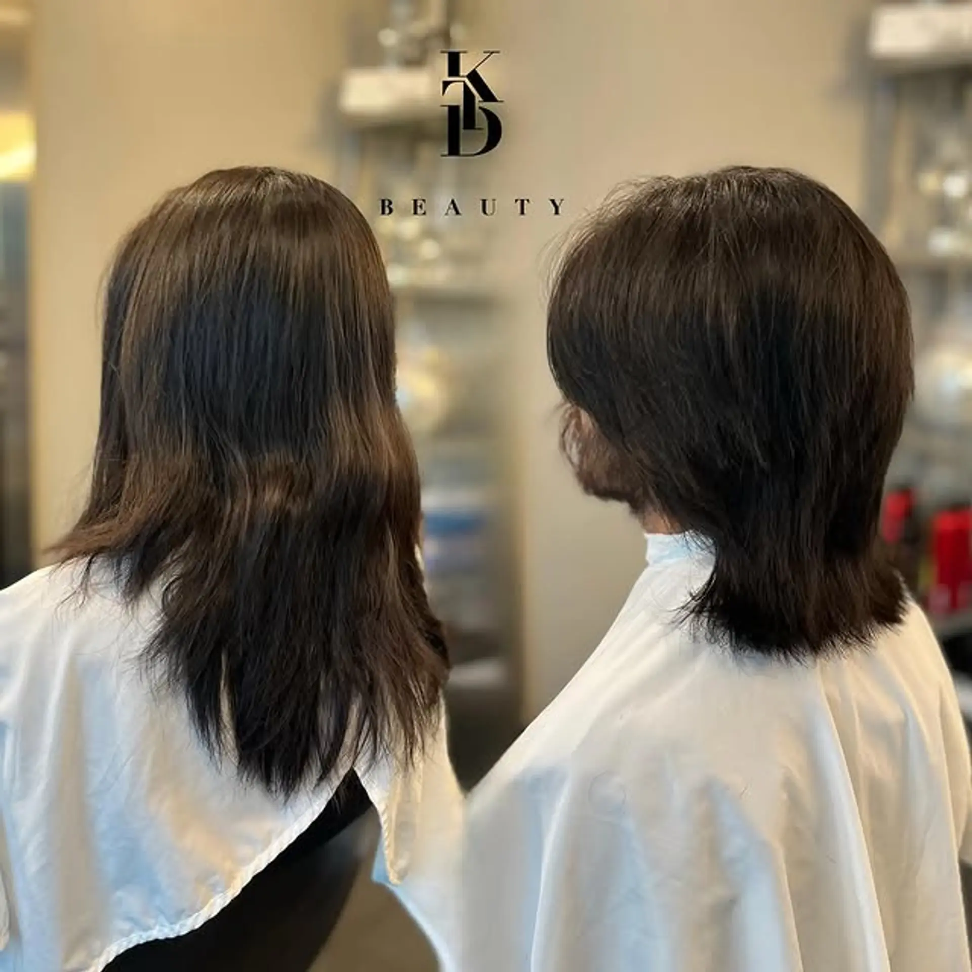 A trendy shag haircut with choppy layers and textured ends. 1
