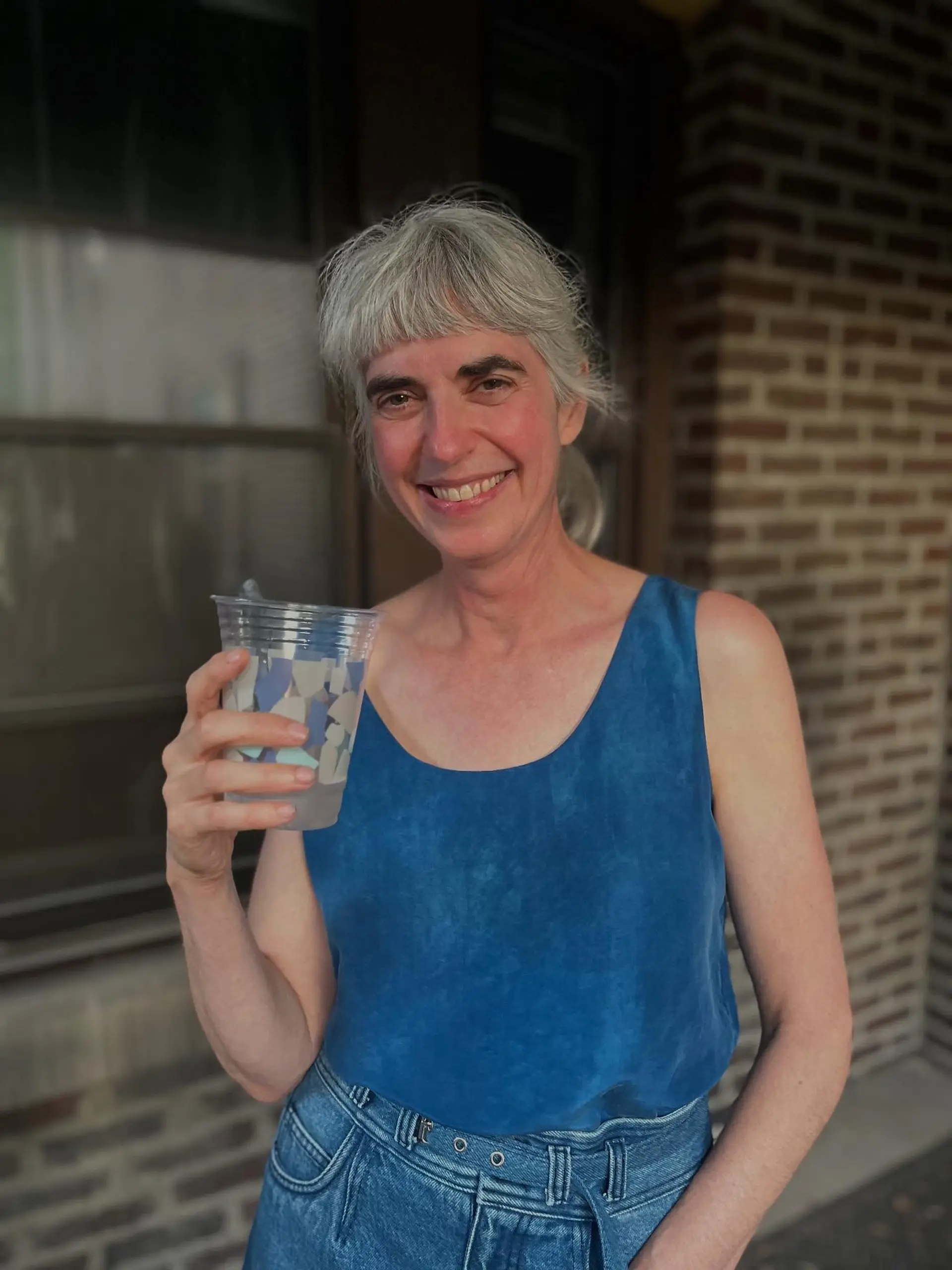 A modern shag haircut with textured layers and bangs. 1