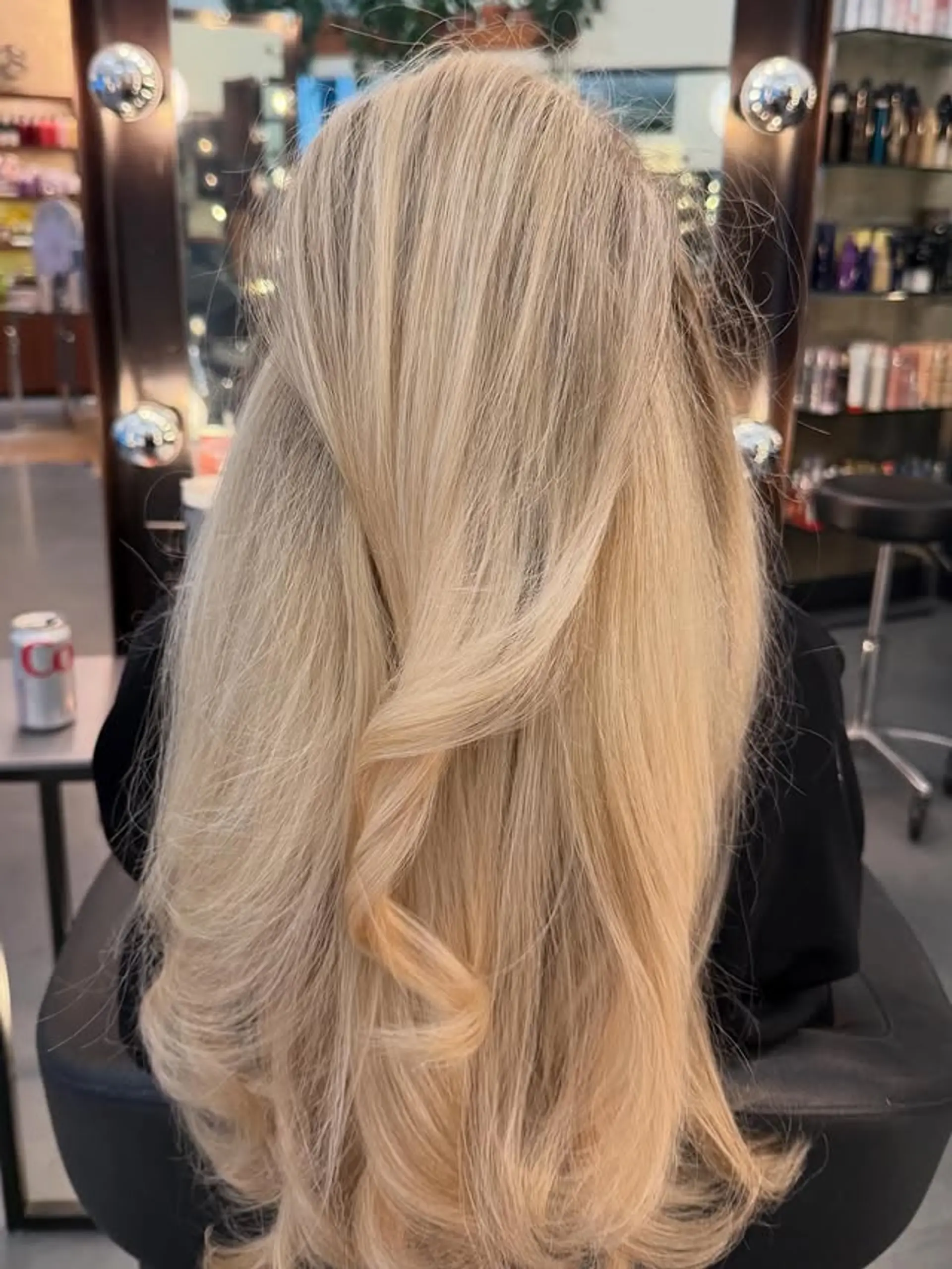 Long, soft, flowy waves. 1