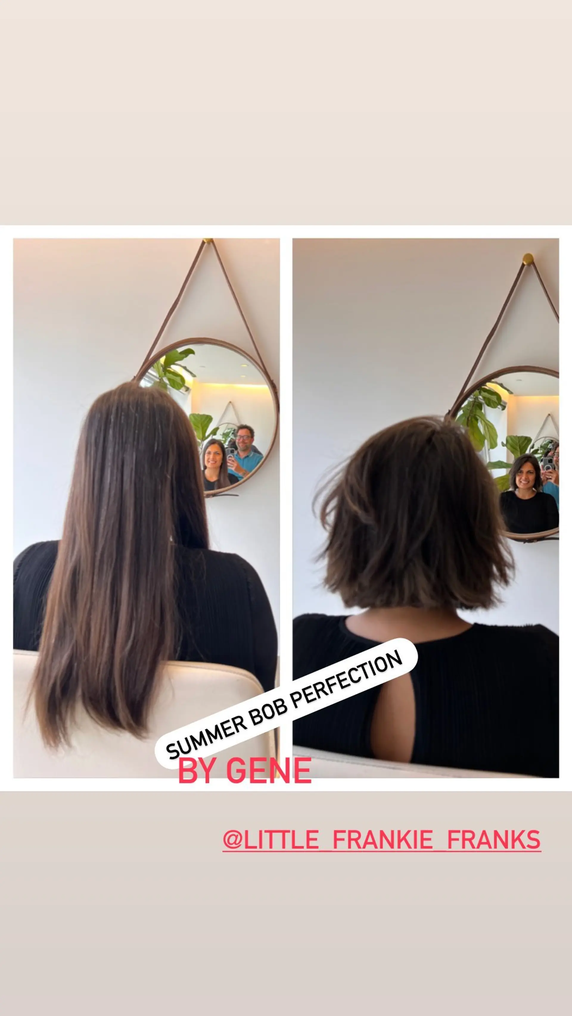A layered bob haircut with subtle texture. 1