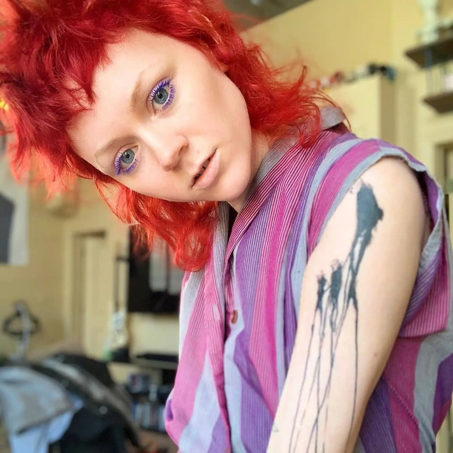 A modern take on the shag mullet, featuring choppy layers for texture and movement. 1