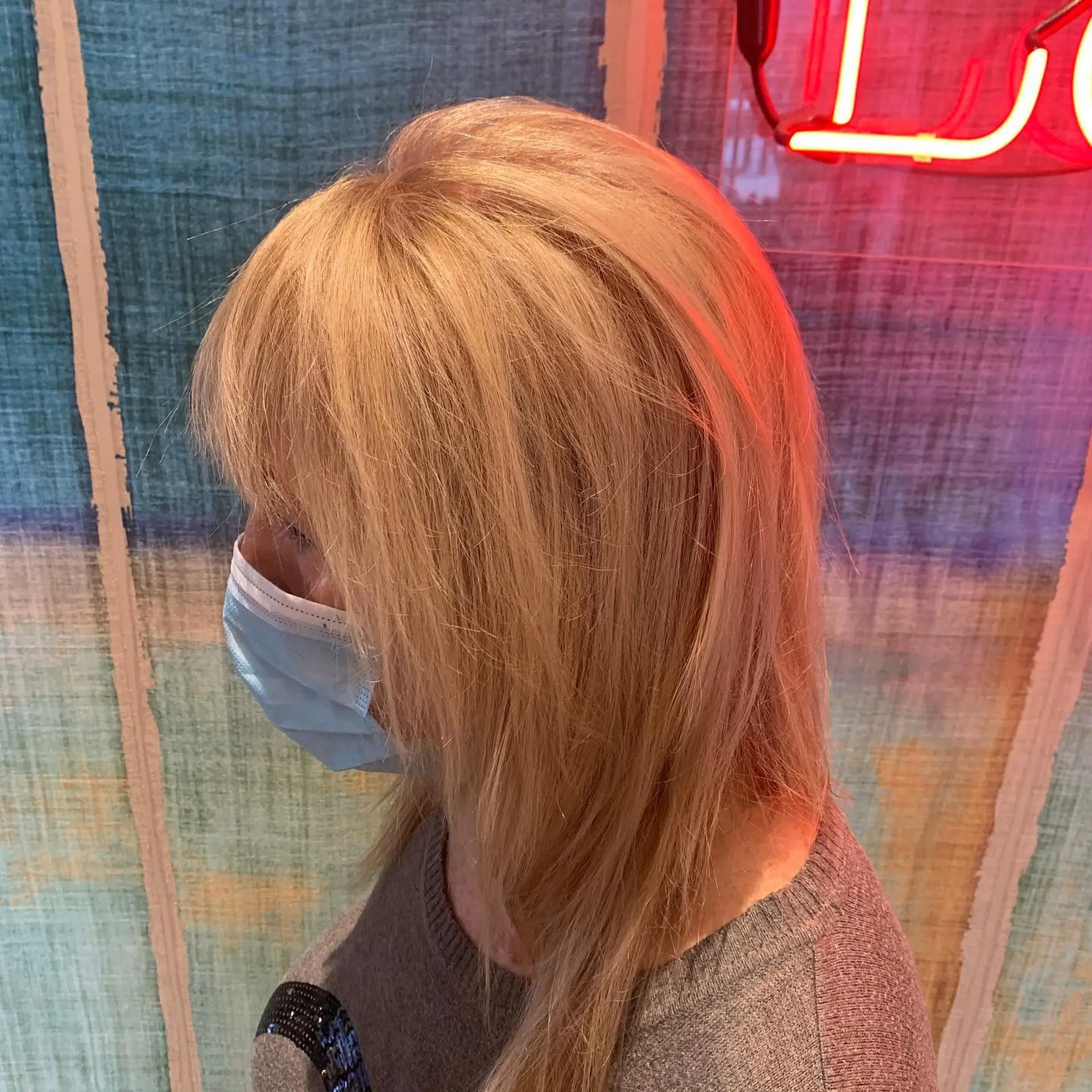 A modern shag with face-framing layers and bangs. 1