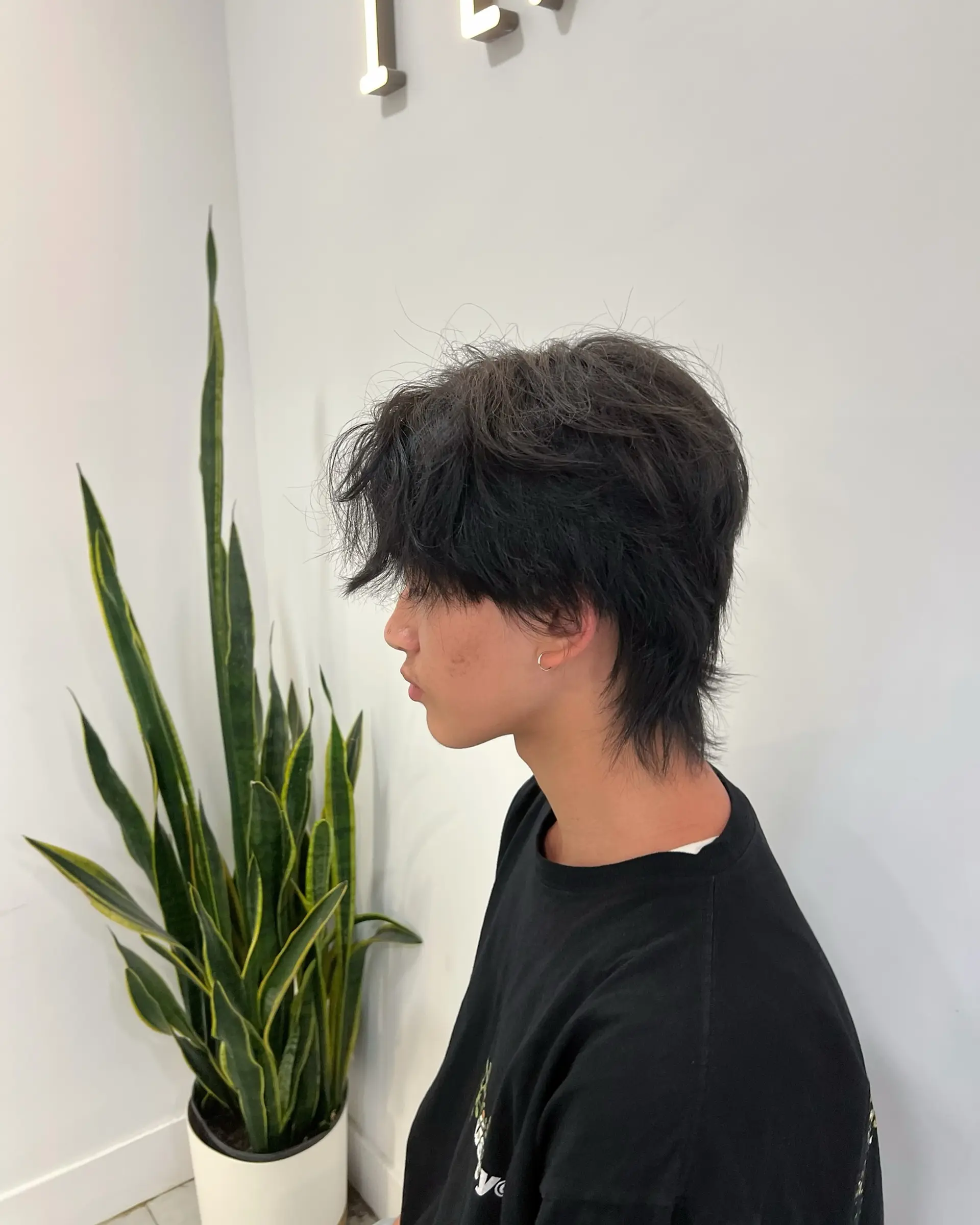 A textured and layered mullet with a shaggy, modern twist. 1