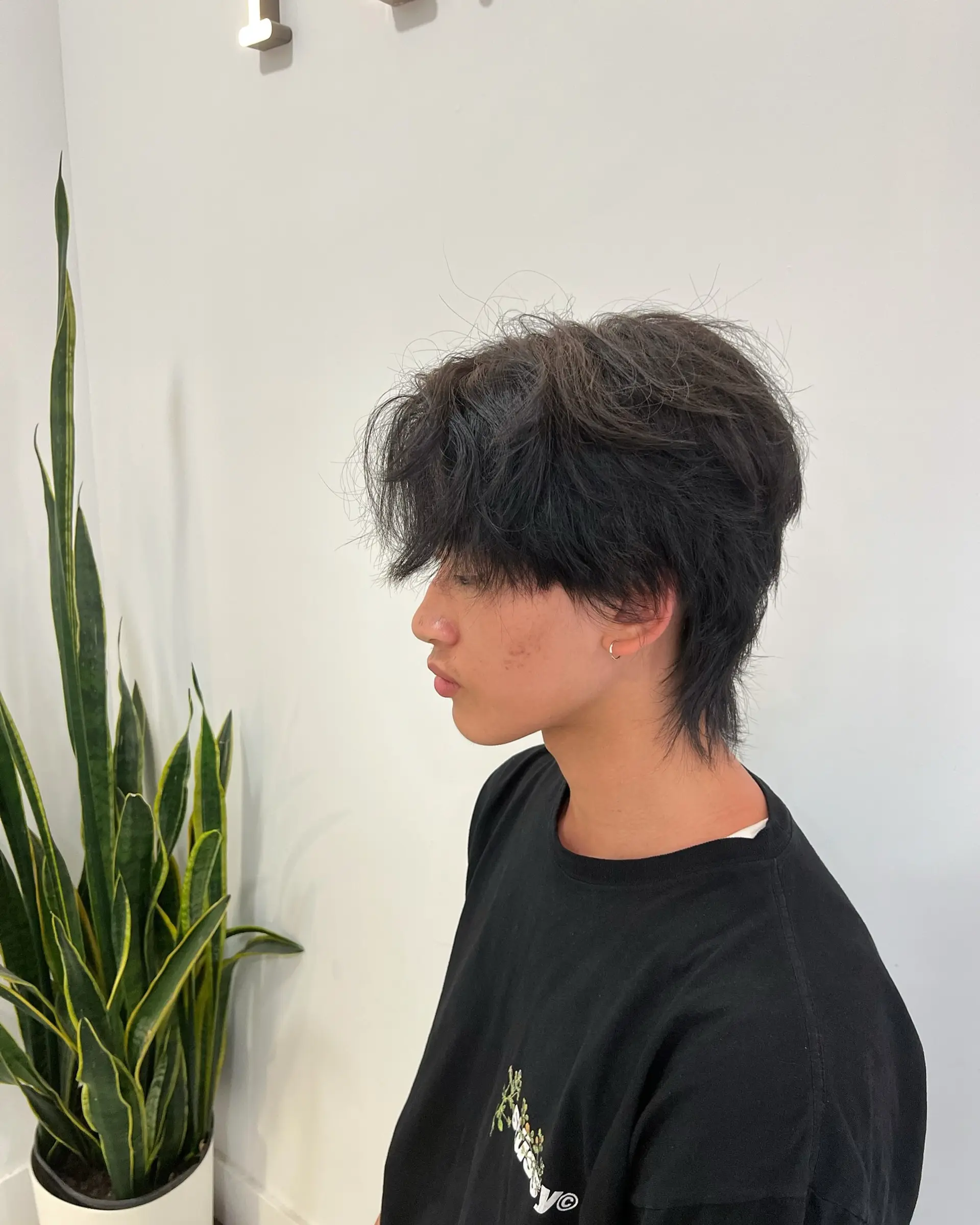 A textured and layered mullet with a shaggy, modern twist. 2