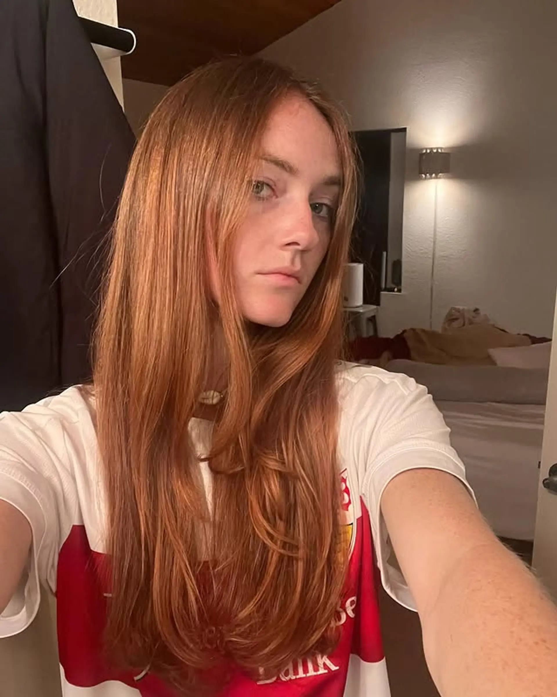 A long layered cut with face-framing layers. 1