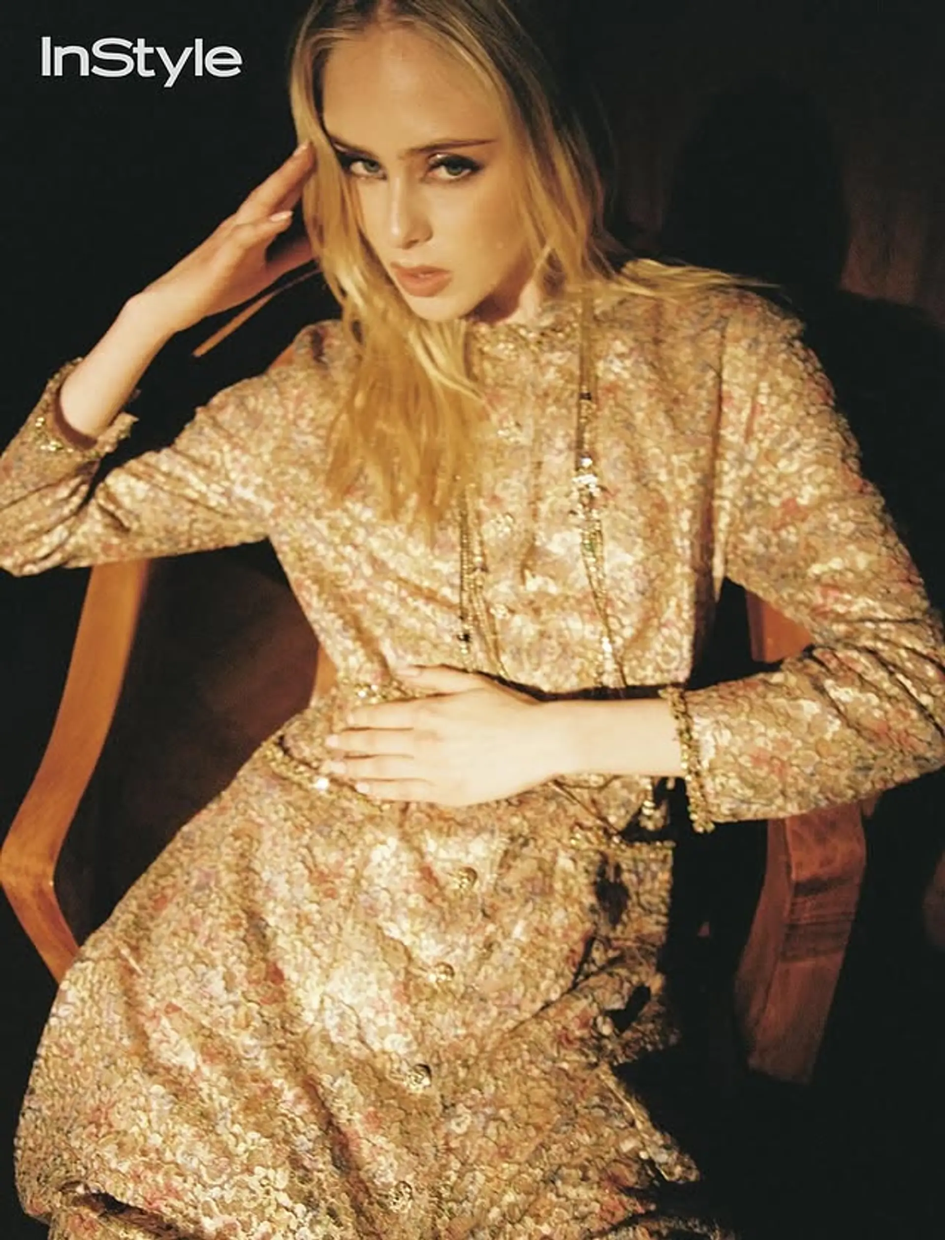 A medium-length blonde balayage style with straight hair and a beachy vibe. 1