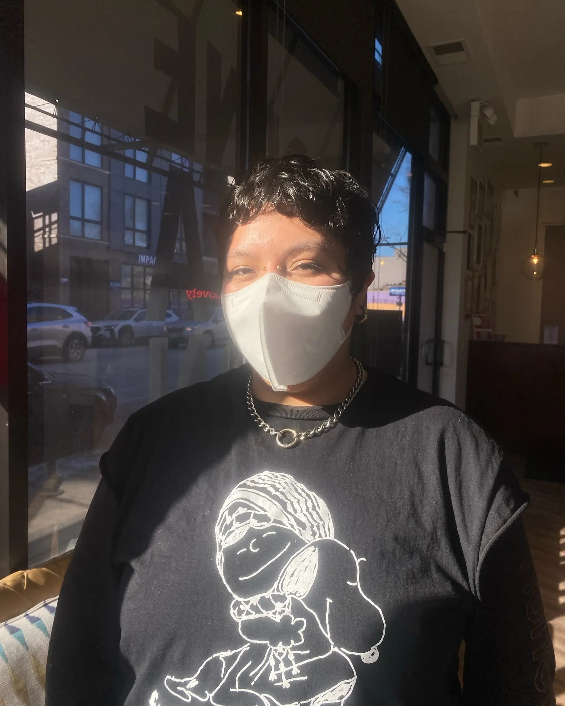 A short, textured pixie cut that is both modern and edgy. 3