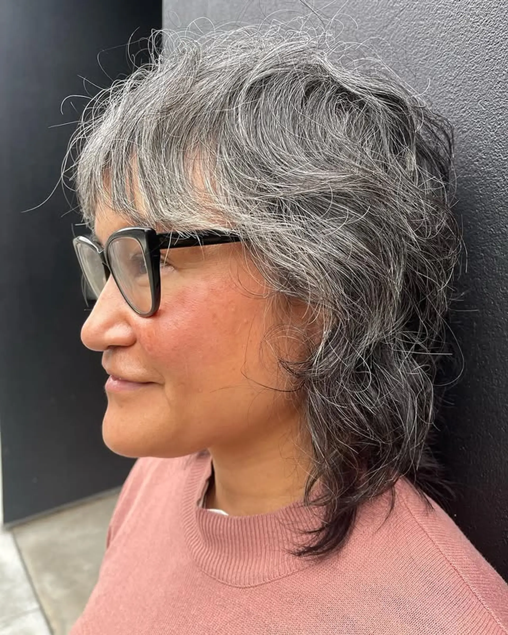 A trendy shag with lots of layers and texture. 1