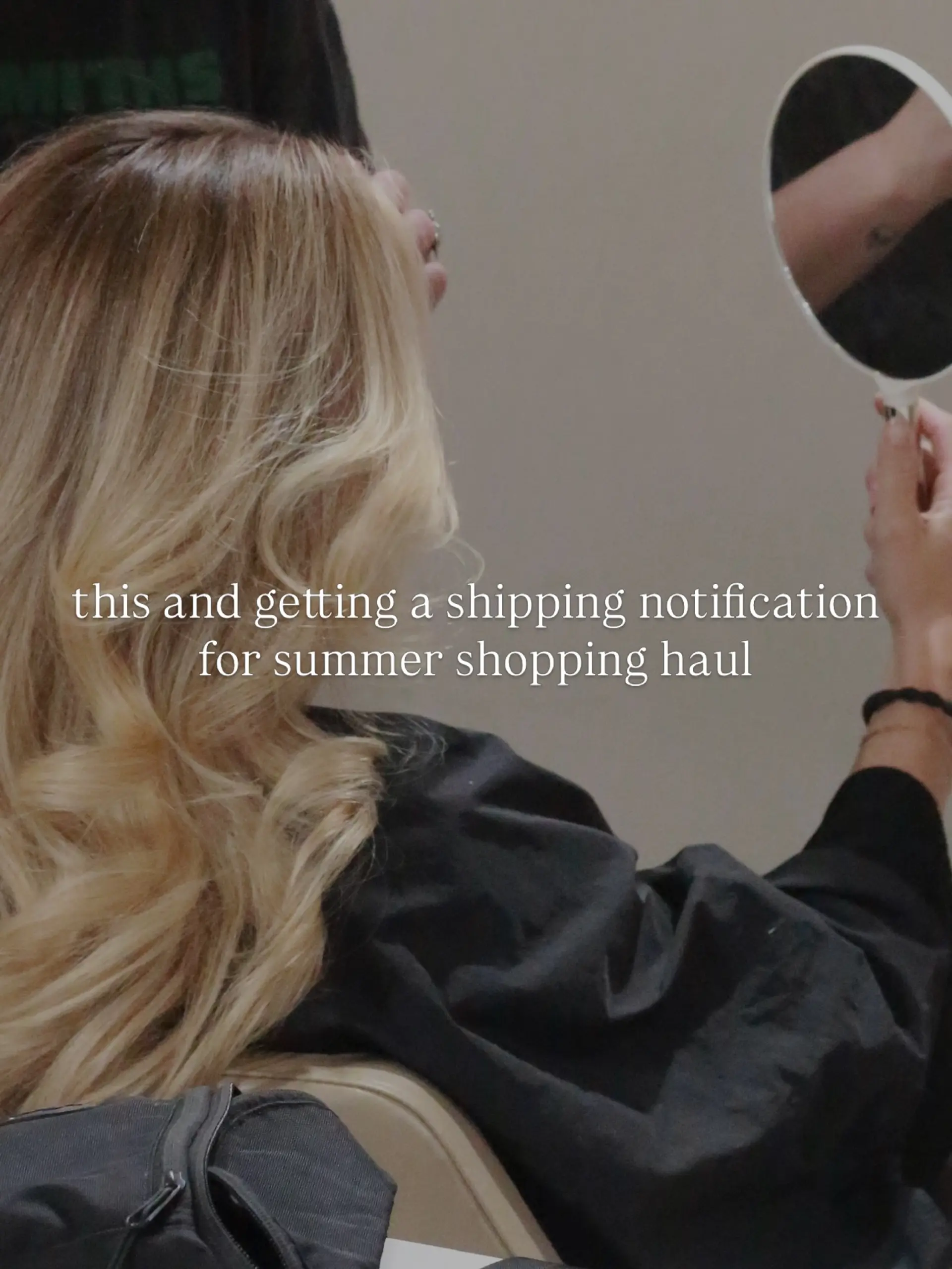 Long dimensional blonde hair styled into soft, voluminous waves. 1